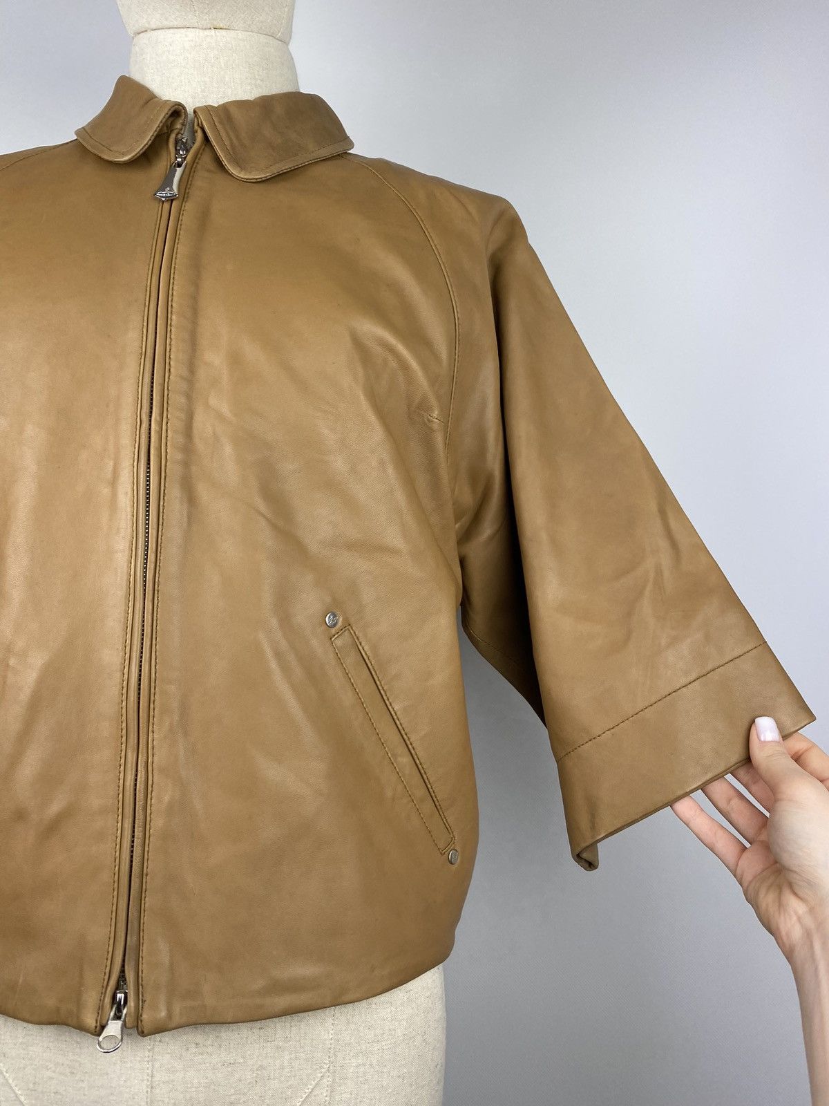 Vivienne Westwood BNWT Vivienne Westwood Red Label lamb leather cropped jacket Size M / US 6-8 / IT 42-44 - 13 Thumbnail