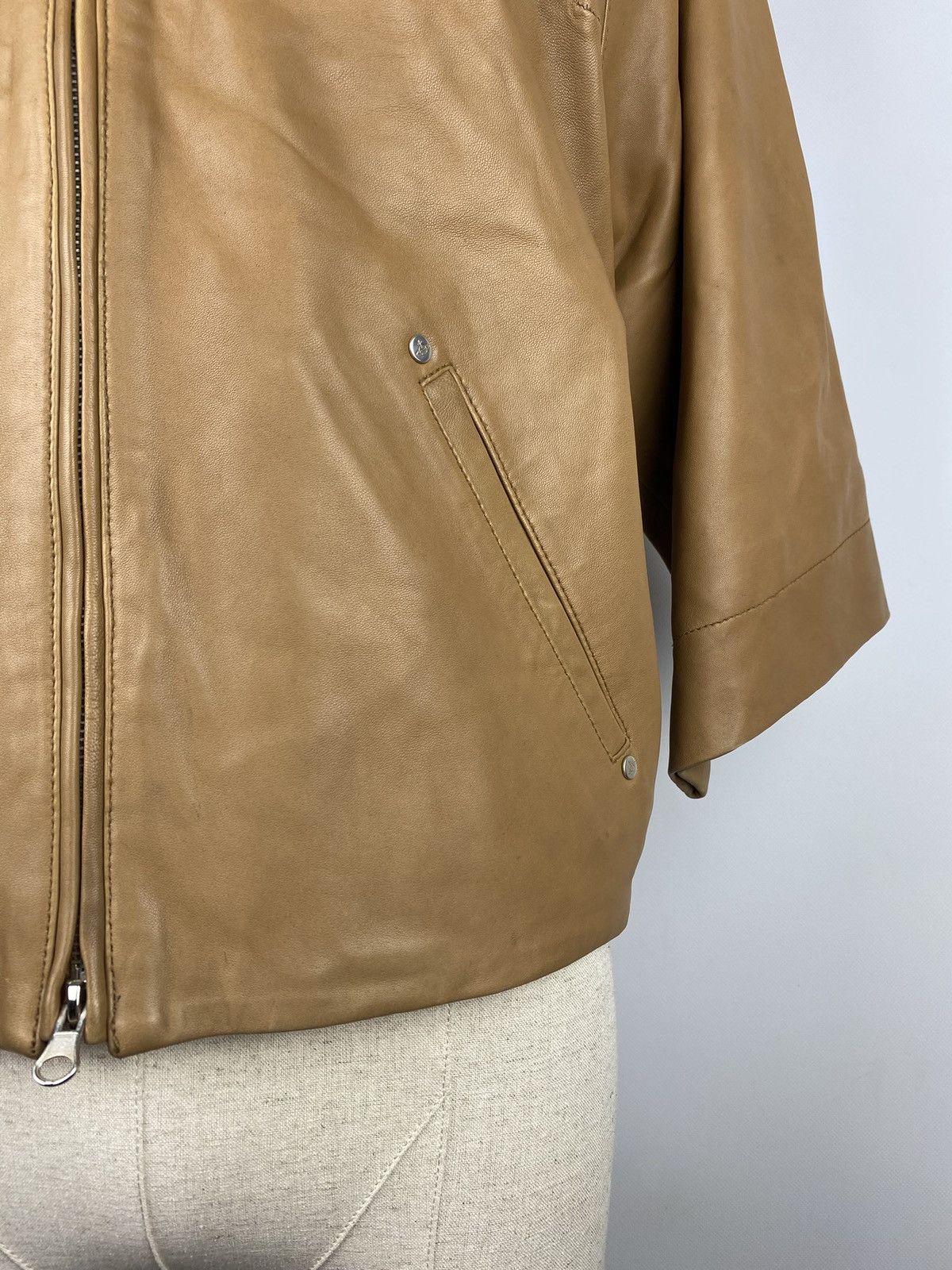 Vivienne Westwood BNWT Vivienne Westwood Red Label lamb leather cropped jacket Size M / US 6-8 / IT 42-44 - 12 Thumbnail