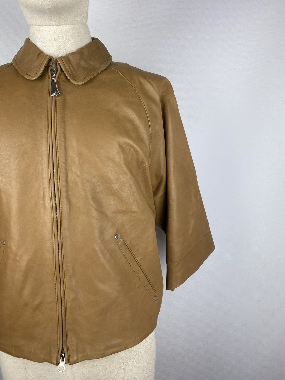 Vivienne Westwood BNWT Vivienne Westwood Red Label lamb leather cropped jacket Size M / US 6-8 / IT 42-44 - 5 Thumbnail