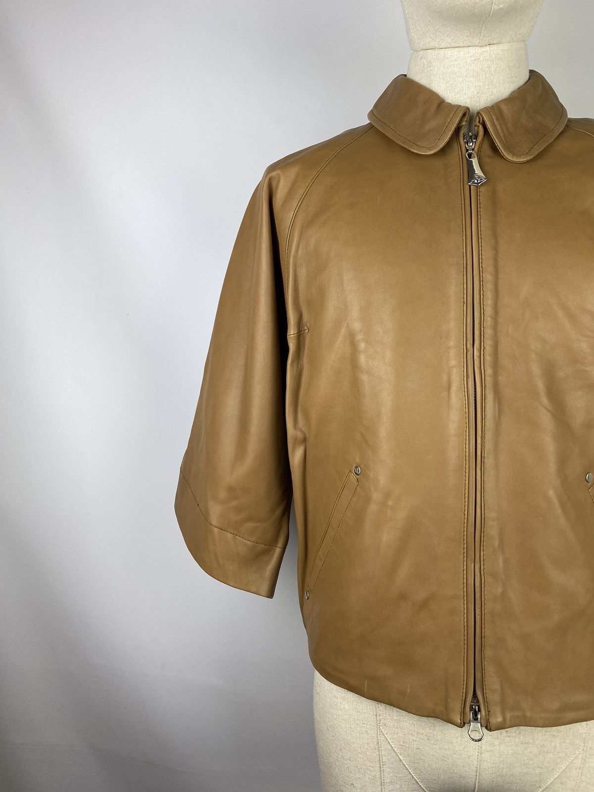 Vivienne Westwood BNWT Vivienne Westwood Red Label lamb leather cropped jacket Size M / US 6-8 / IT 42-44 - 4 Thumbnail