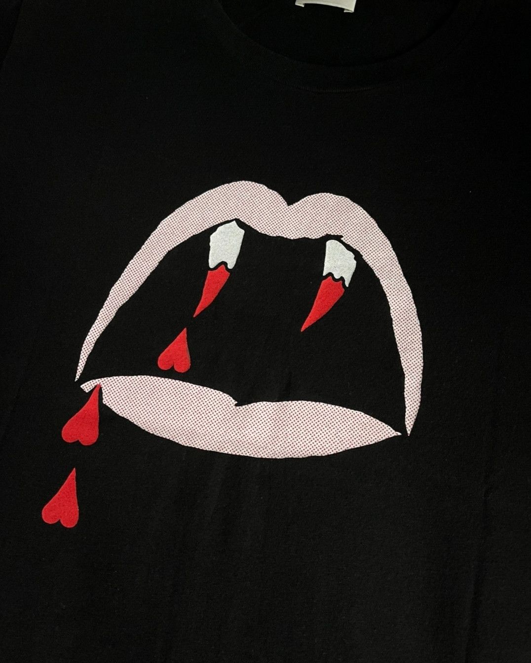 Saint Laurent Paris Saint Laurent Blood tooth short sleeve Size US M / EU 48-50 / 2 - 2 Thumbnail