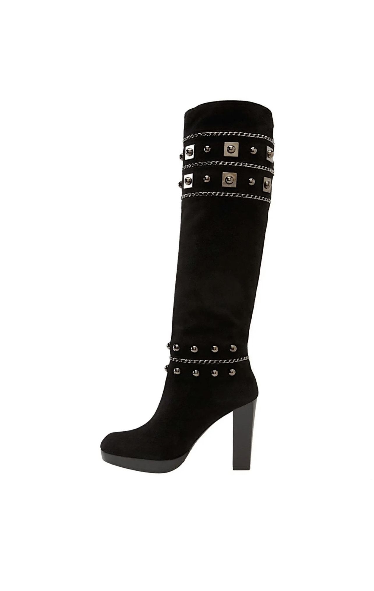 Designer NEW Stuart Weitzman STADIUM Embellished Knee-High Boots 9.5 Size US 9.5 / IT 39.5 - 1 Thumbnail
