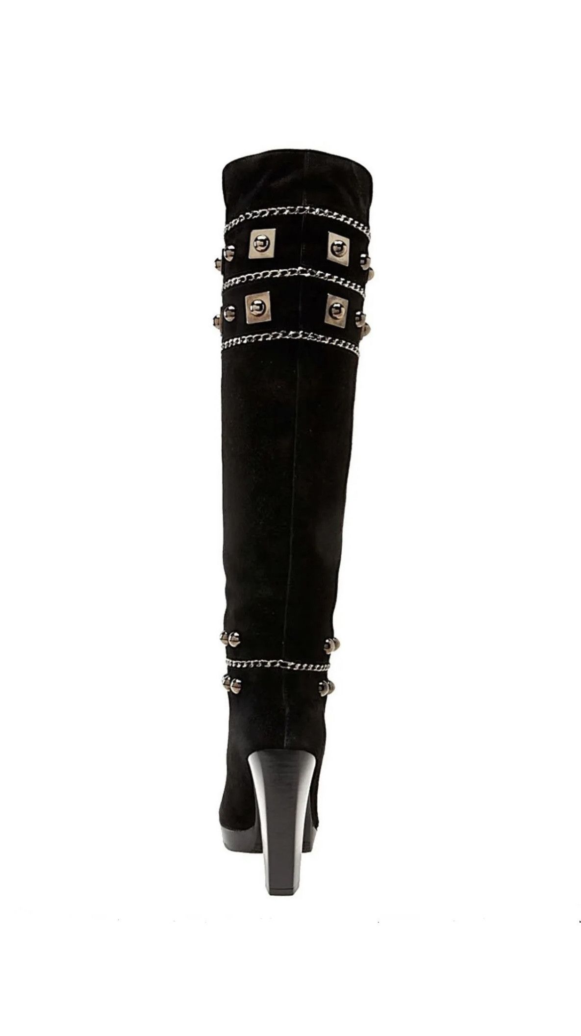 Designer NEW Stuart Weitzman STADIUM Embellished Knee-High Boots 9.5 Size US 9.5 / IT 39.5 - 3 Thumbnail