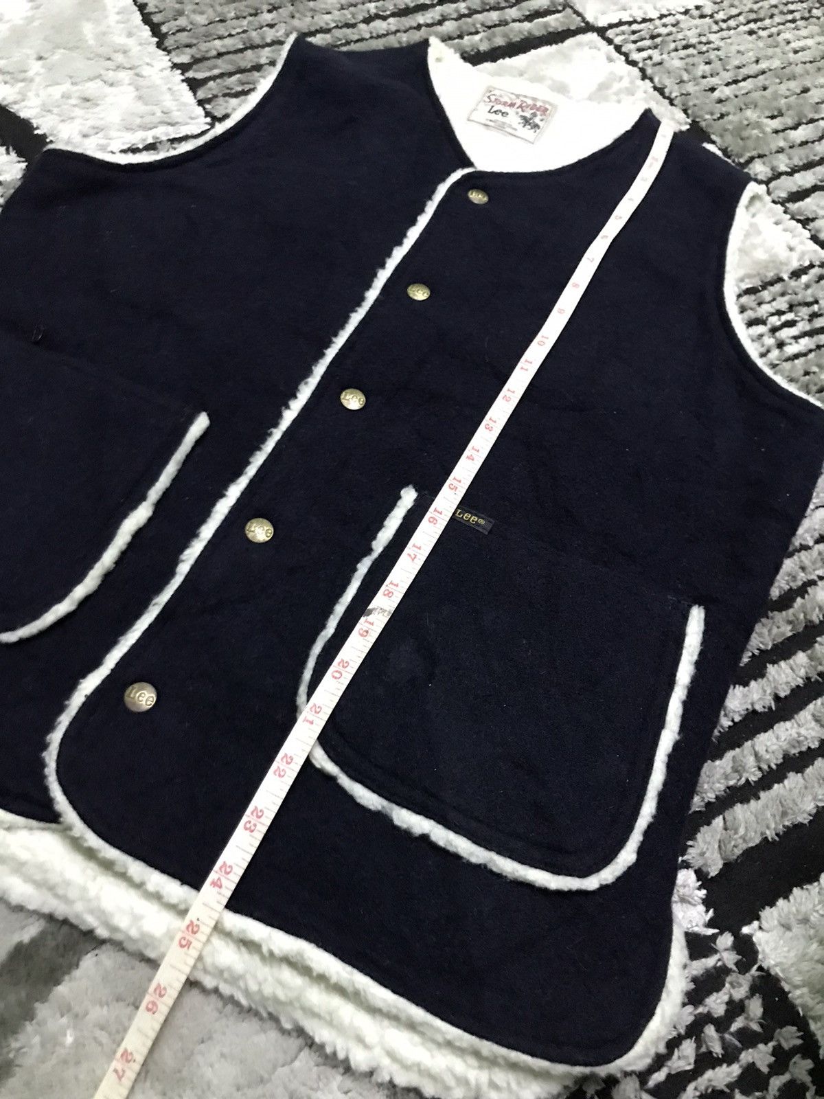 Lee Vintage Lee storm riders sherpa vest jacket Size US L / EU 52-54 / 3 - 8 Thumbnail