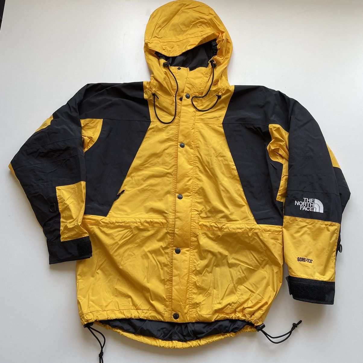 Vintage Vintage 90s The North Face Yellow Mountain Light Jacket