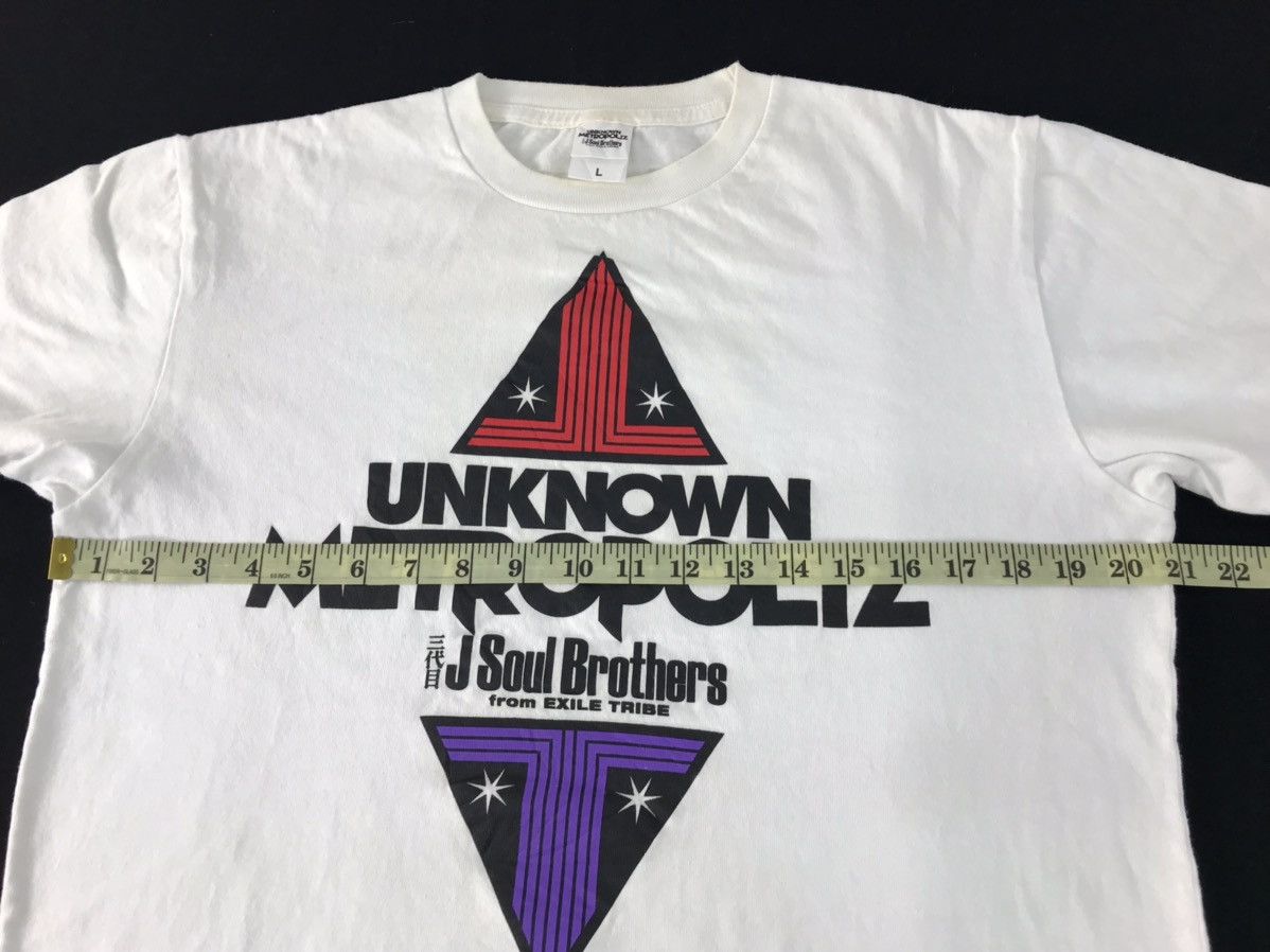 Japanese Brand Unknows Metropoliz J Soul Brother Exiles Tribe List Band Tee Size US L / EU 52-54 / 3 - 9 Thumbnail