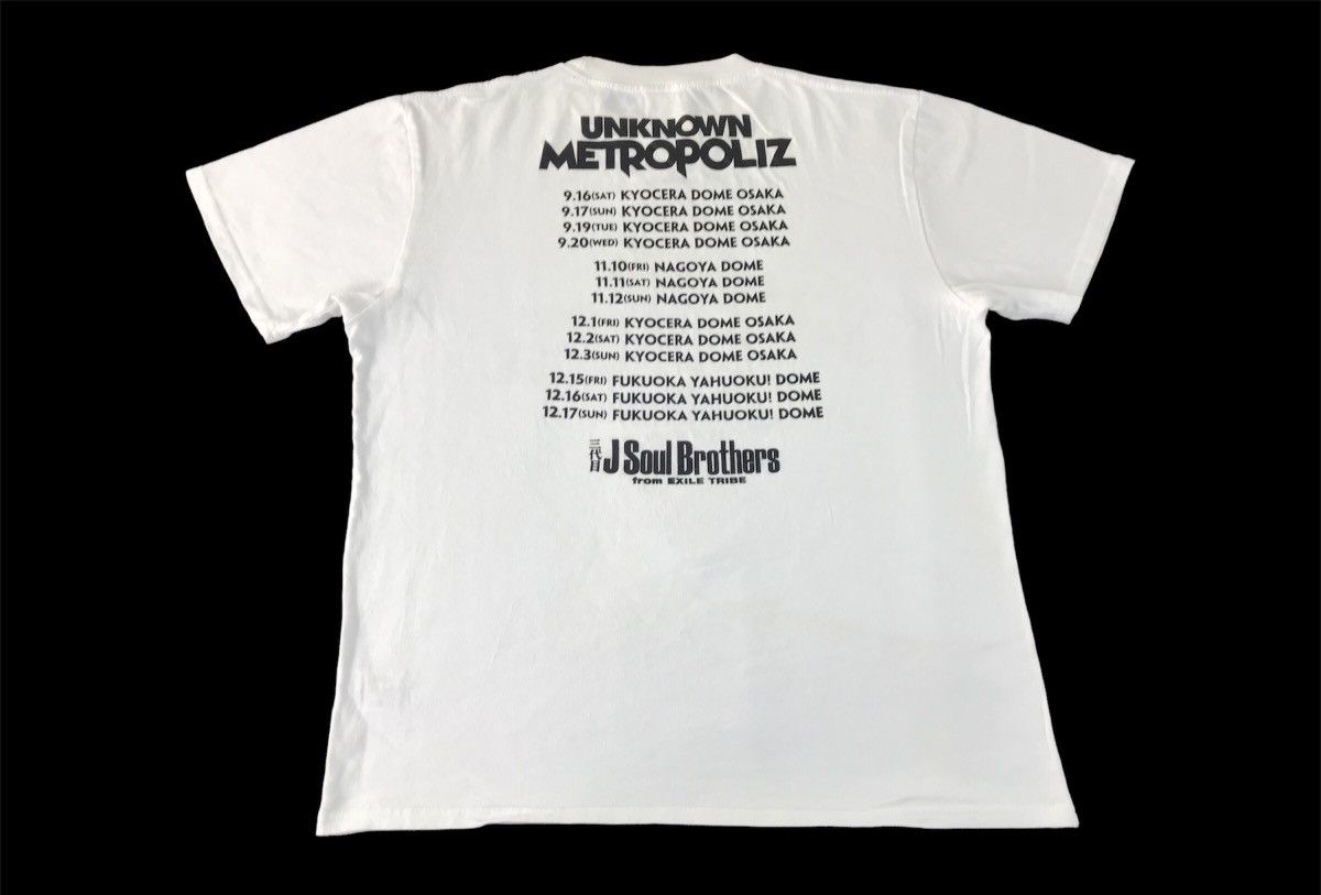 Japanese Brand Unknows Metropoliz J Soul Brother Exiles Tribe List Band Tee Size US L / EU 52-54 / 3 - 2 Thumbnail