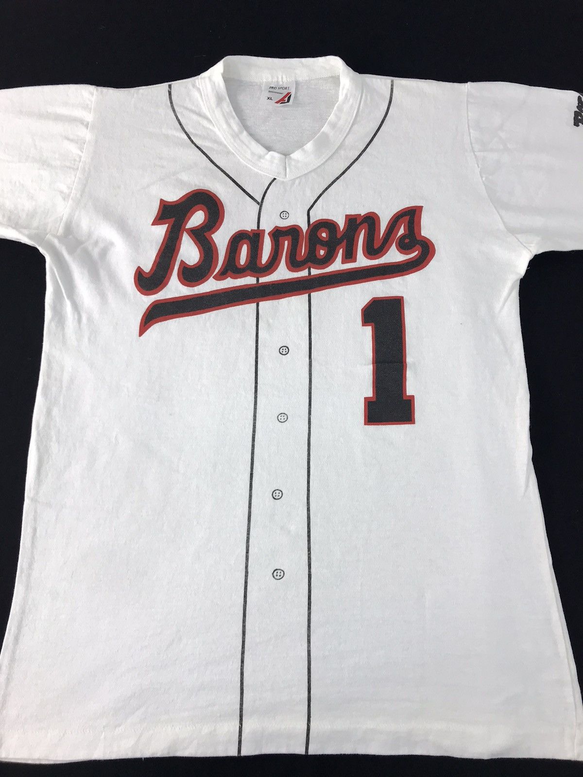 Japanese Brand × Vintage Rock 99 Wzrr Birmingham Barons 1 Jersey Spell Out K2207j Size US S / EU 44-46 / 1 - 3 Thumbnail