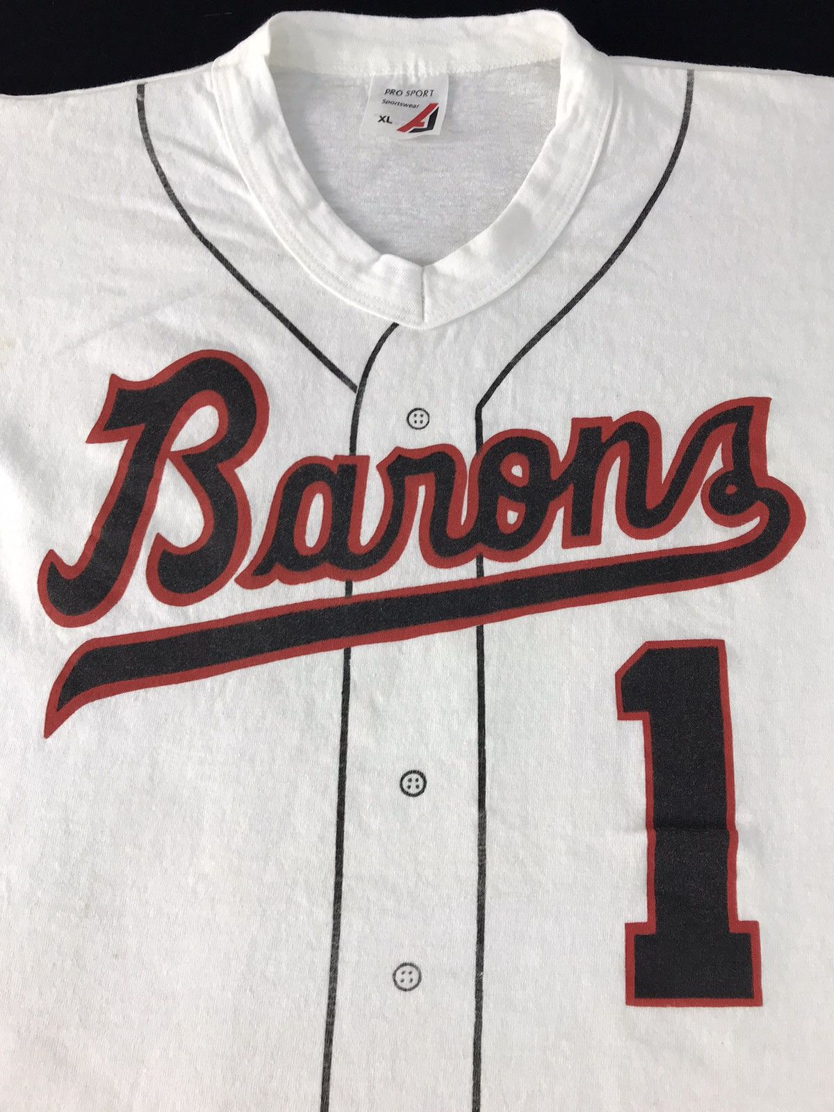 Japanese Brand × Vintage Rock 99 Wzrr Birmingham Barons 1 Jersey Spell Out K2207j Size US S / EU 44-46 / 1 - 4 Thumbnail