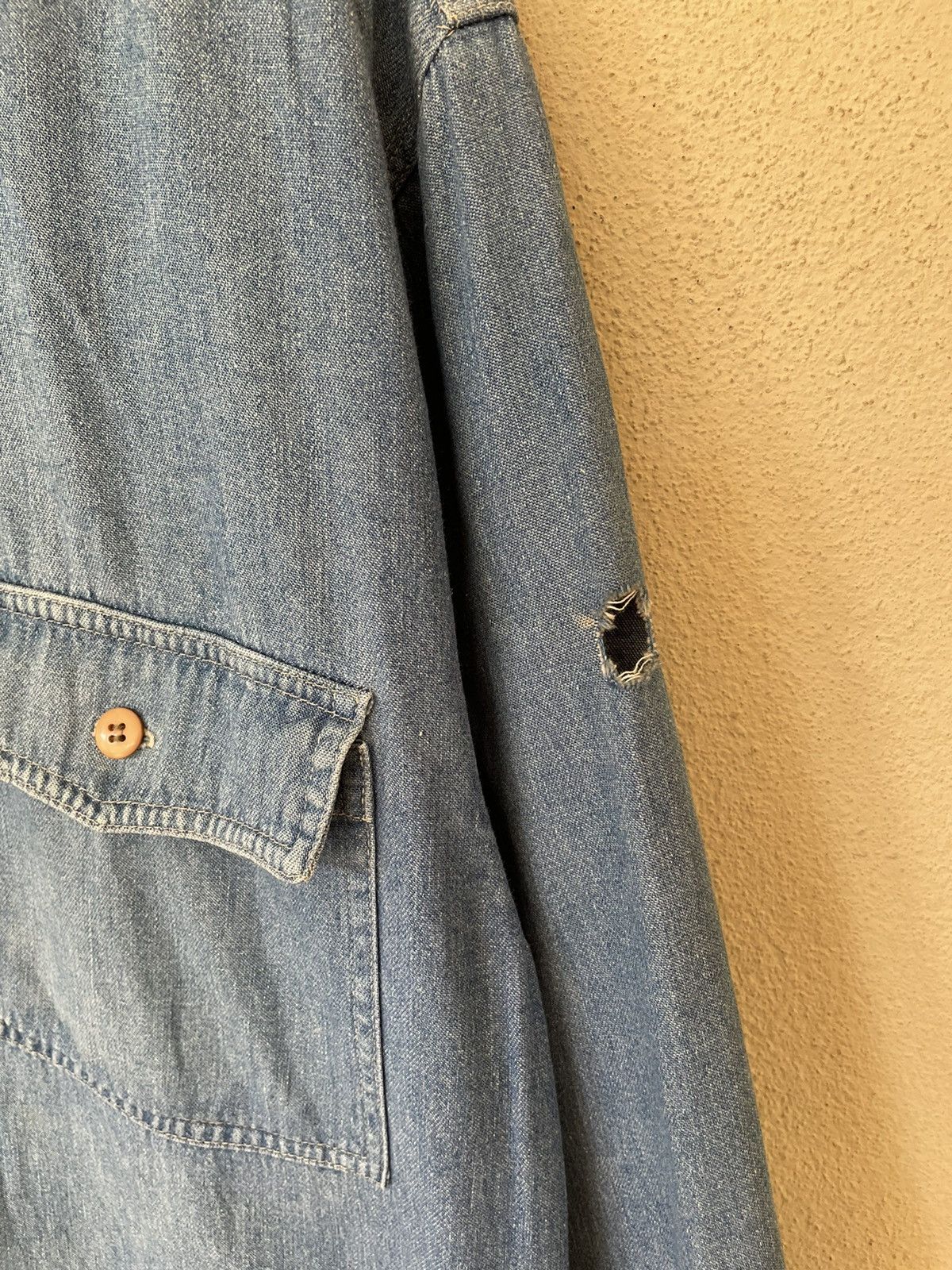 Polo Ralph Lauren VINTAGE POLO RALPH LAUREN CHAMBRAY Size US L / EU 52-54 / 3 - 7 Thumbnail