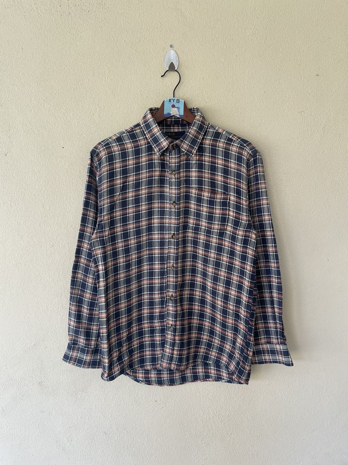 Japanese Brand FINCH CASUAL WEAR FLANNEL Size US M / EU 48-50 / 2 - 1 Thumbnail