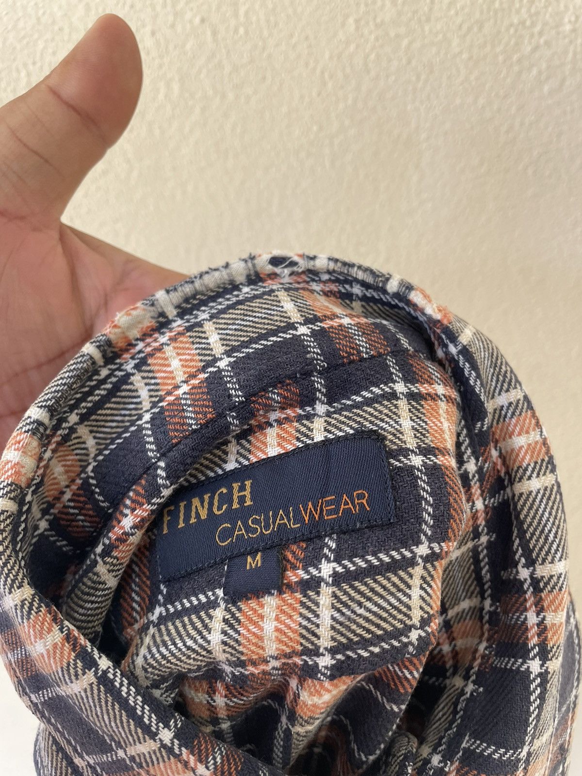 Japanese Brand FINCH CASUAL WEAR FLANNEL Size US M / EU 48-50 / 2 - 5 Thumbnail