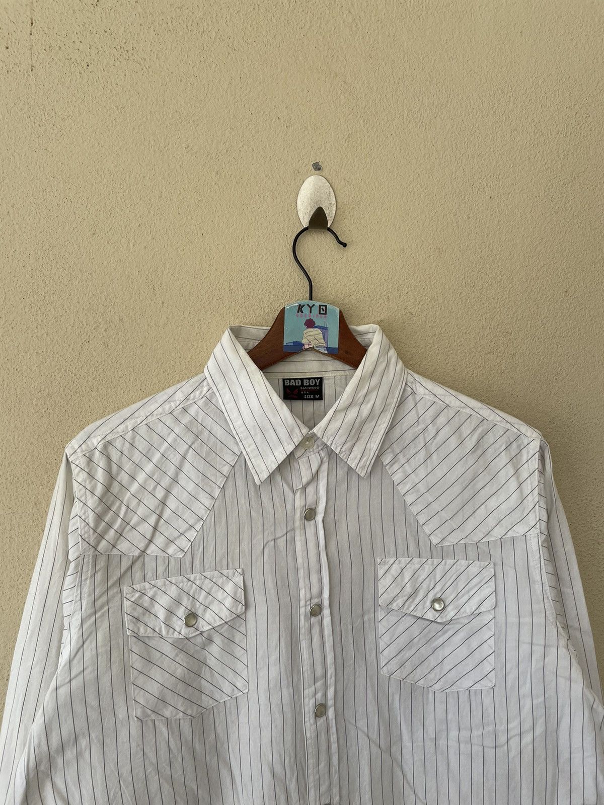 Vintage Y2K BAD BOY SHIRT Size US M / EU 48-50 / 2 - 2 Thumbnail