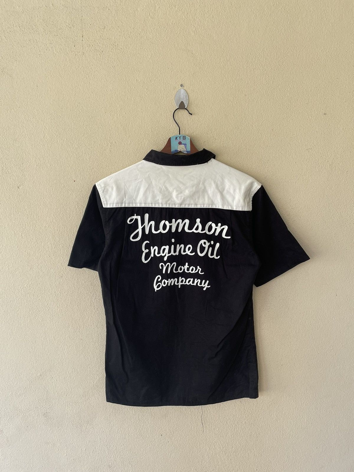 Vintage VINTAGE THOMSON ENGINE OIL MOTOR COMPANY SHIRTS Size US S / EU 44-46 / 1 - 1 Thumbnail