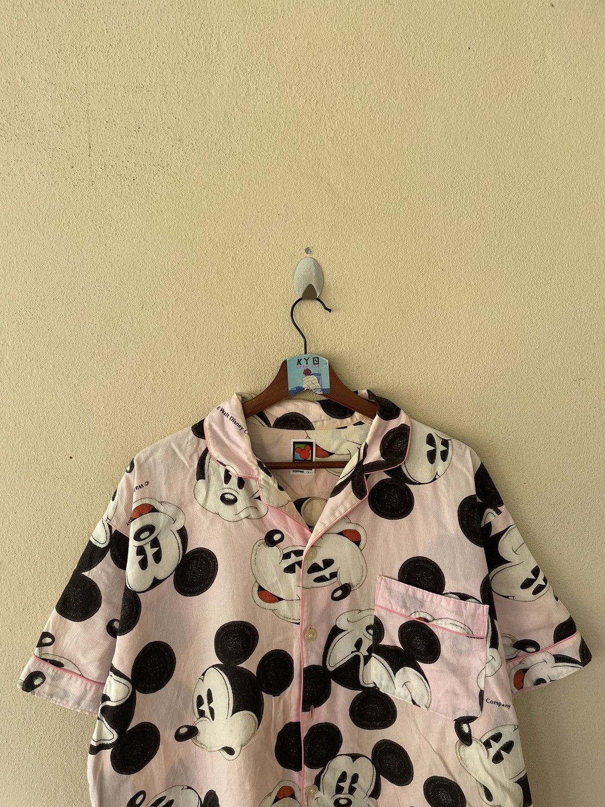 Mickey Mouse × Vintage VINTAGE OVERPRINTED MICKEY MOUSE SHIRTS Size US L / EU 52-54 / 3 - 2 Thumbnail