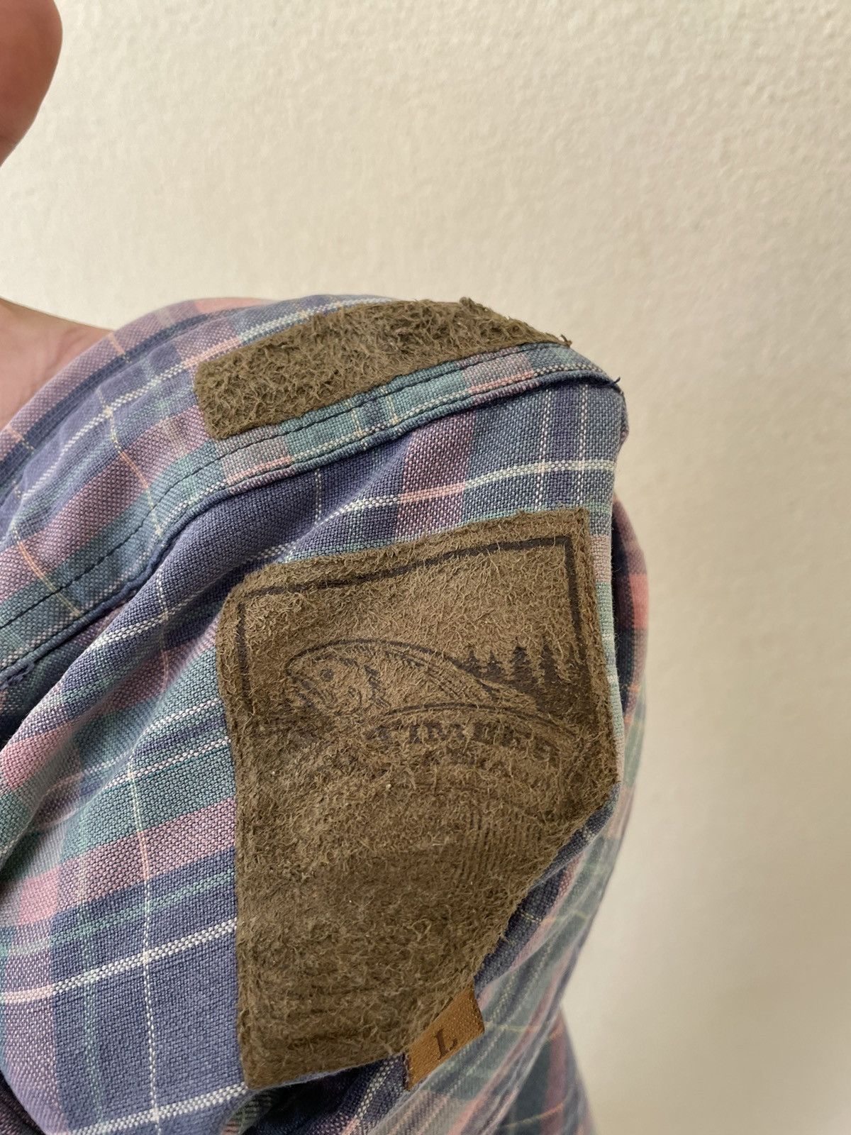 Japanese Brand × Vintage VINTAGE PLAID FISHING FLANNEL Size US L / EU 52-54 / 3 - 7 Thumbnail