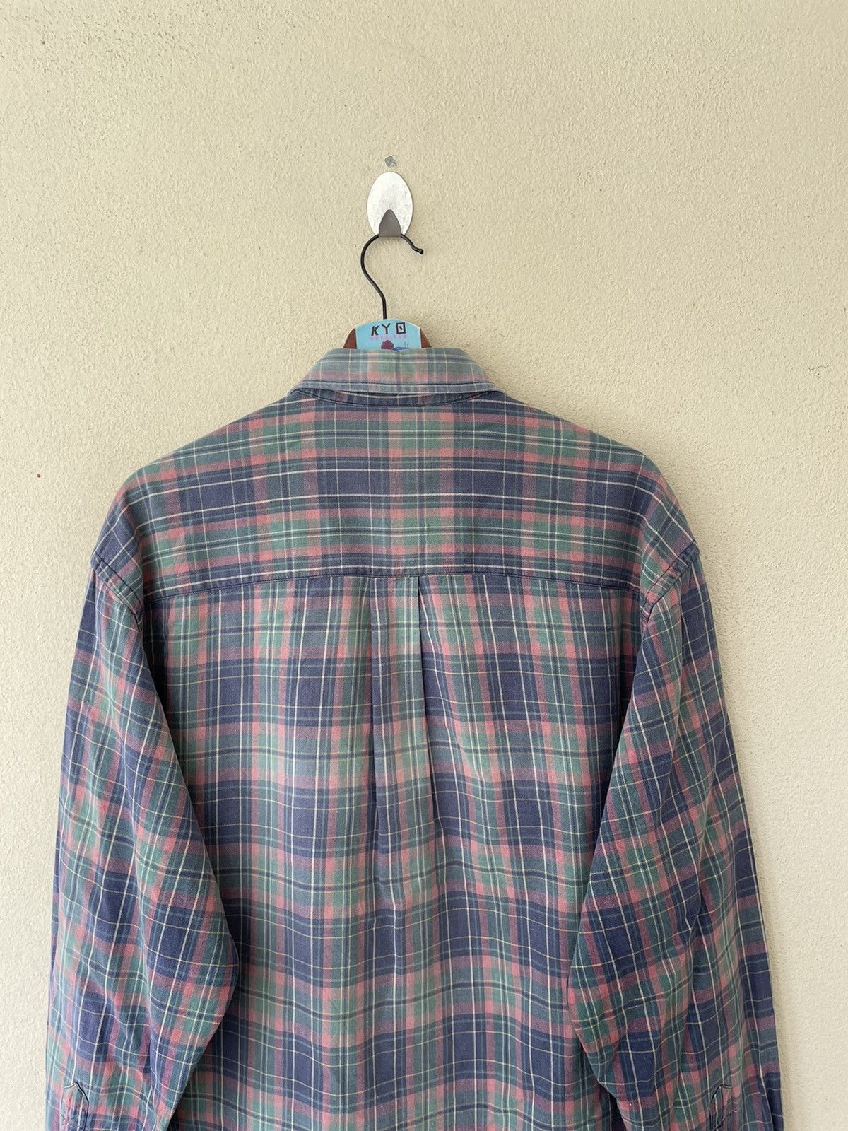 Japanese Brand × Vintage VINTAGE PLAID FISHING FLANNEL Size US L / EU 52-54 / 3 - 6 Thumbnail