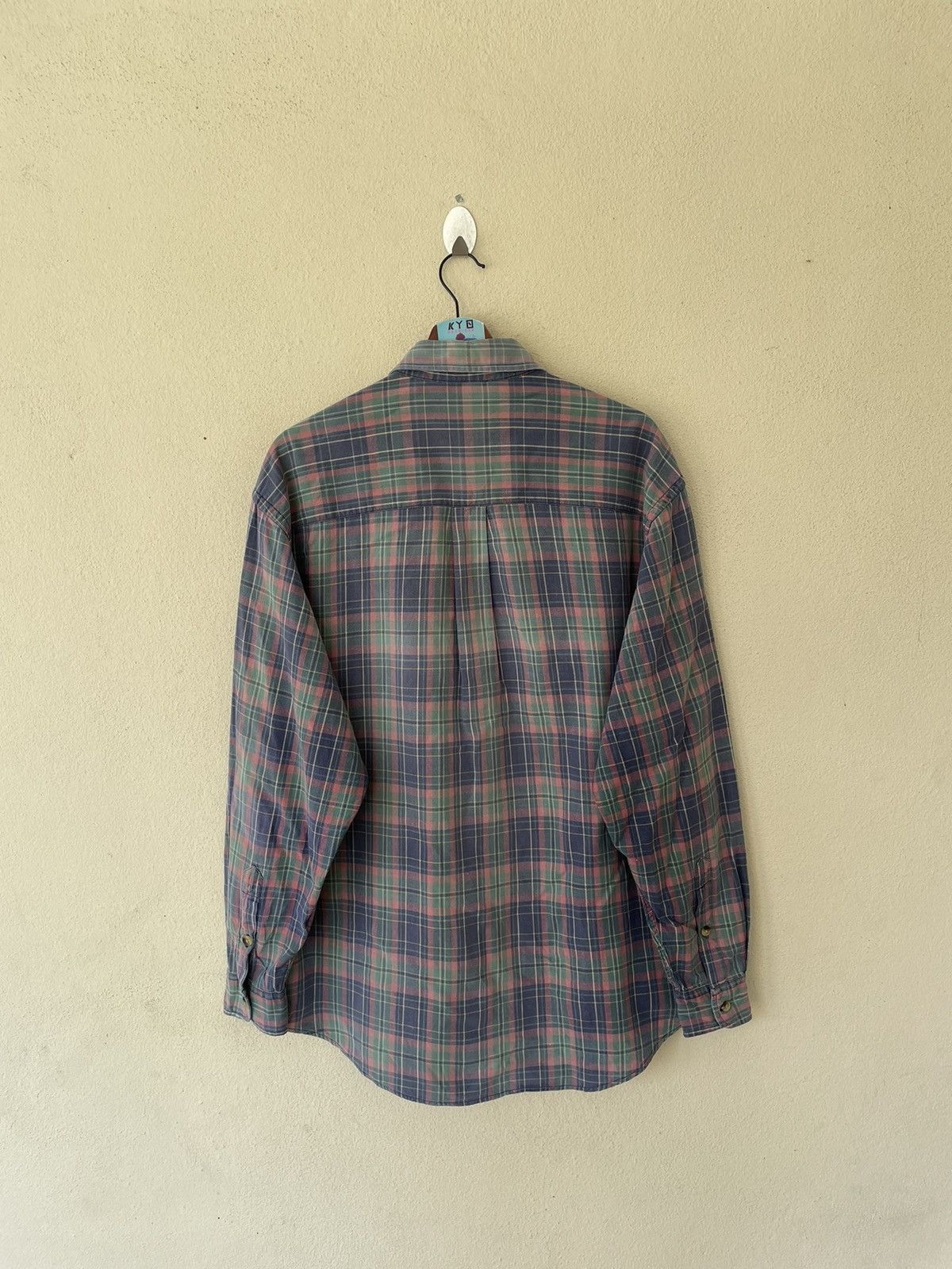 Japanese Brand × Vintage VINTAGE PLAID FISHING FLANNEL Size US L / EU 52-54 / 3 - 4 Thumbnail