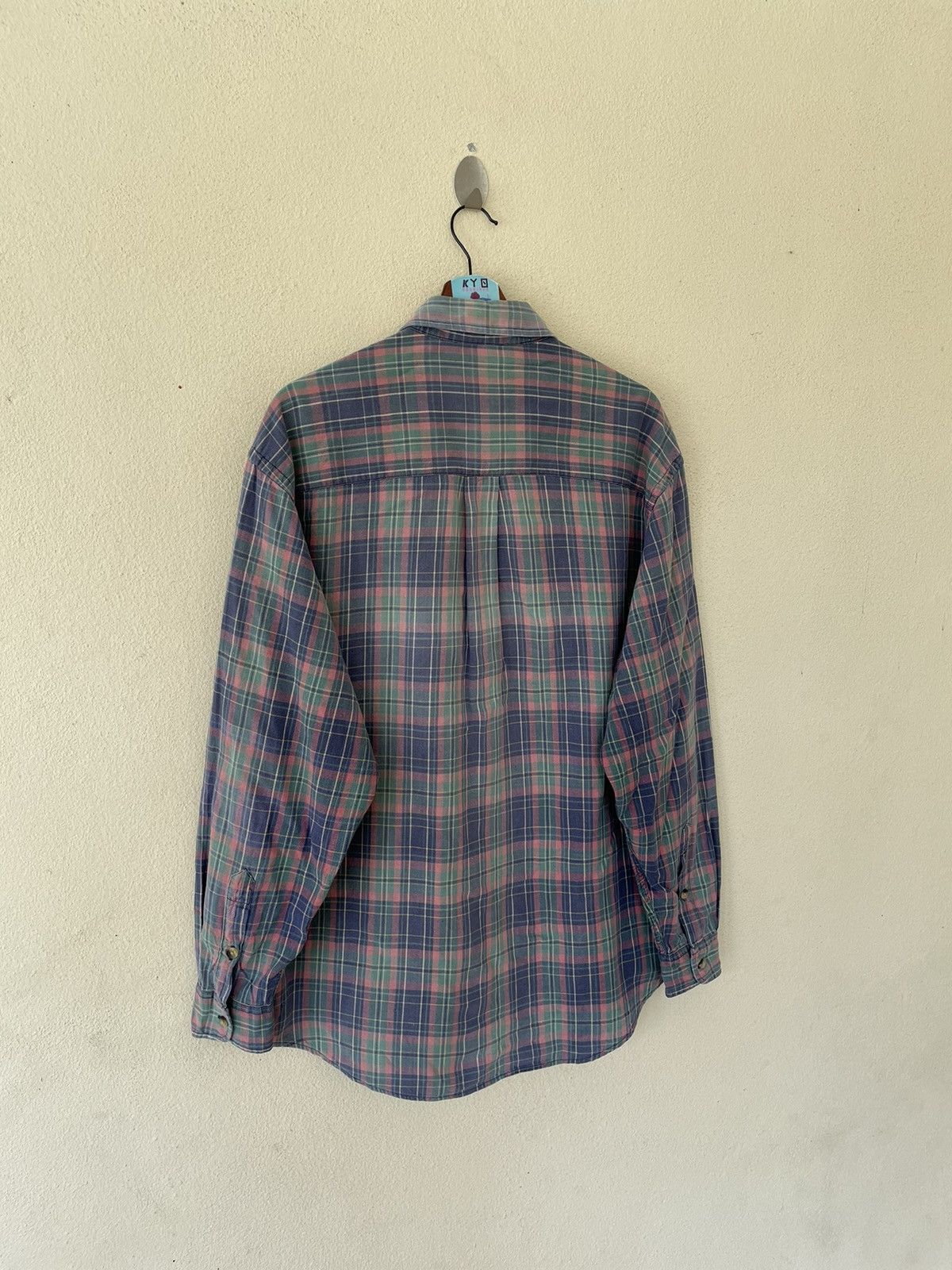 Japanese Brand × Vintage VINTAGE PLAID FISHING FLANNEL Size US L / EU 52-54 / 3 - 5 Thumbnail