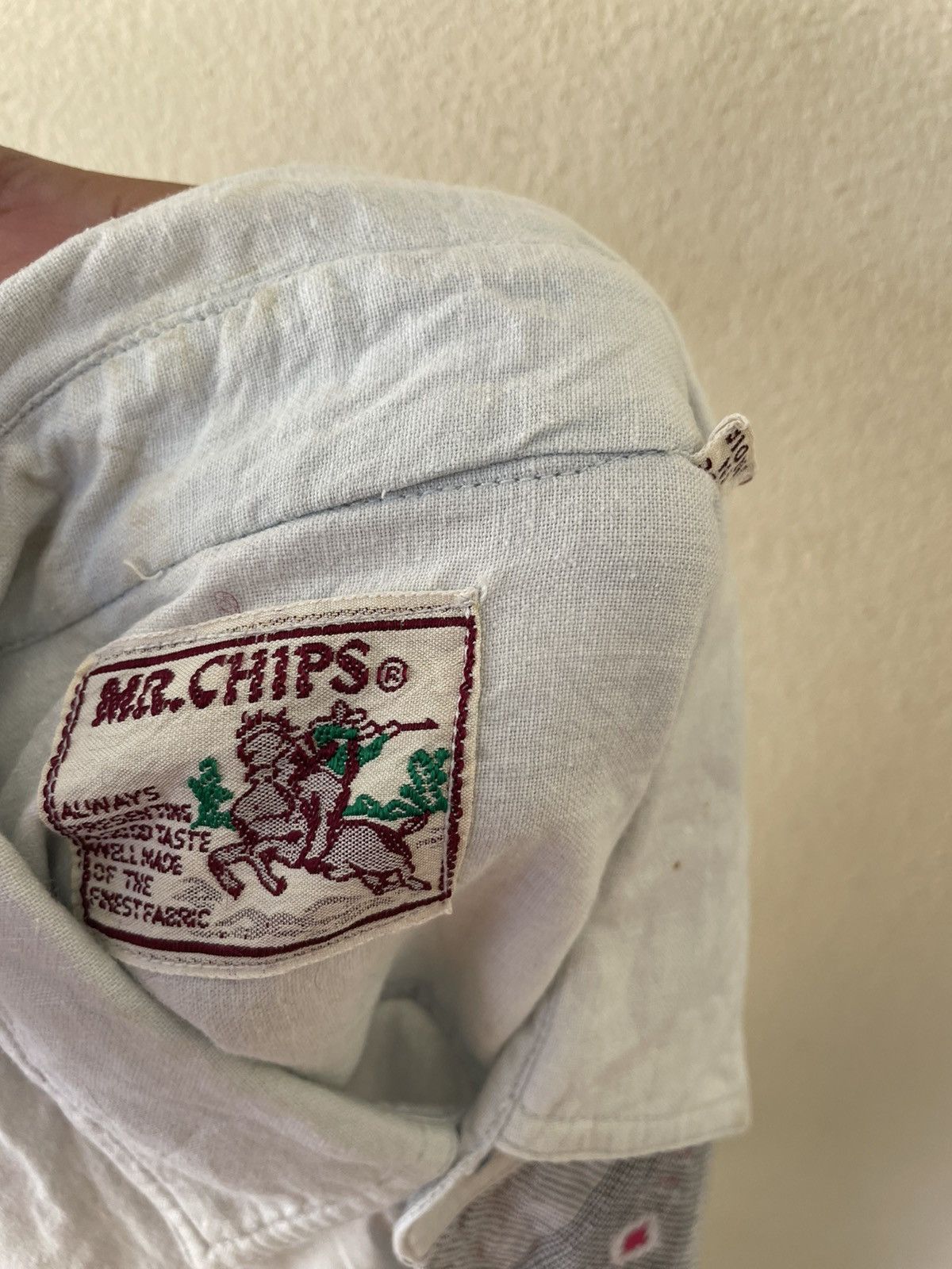 Vintage VINTAGE MR CHIPS SHIRTS Size US M / EU 48-50 / 2 - 6 Thumbnail