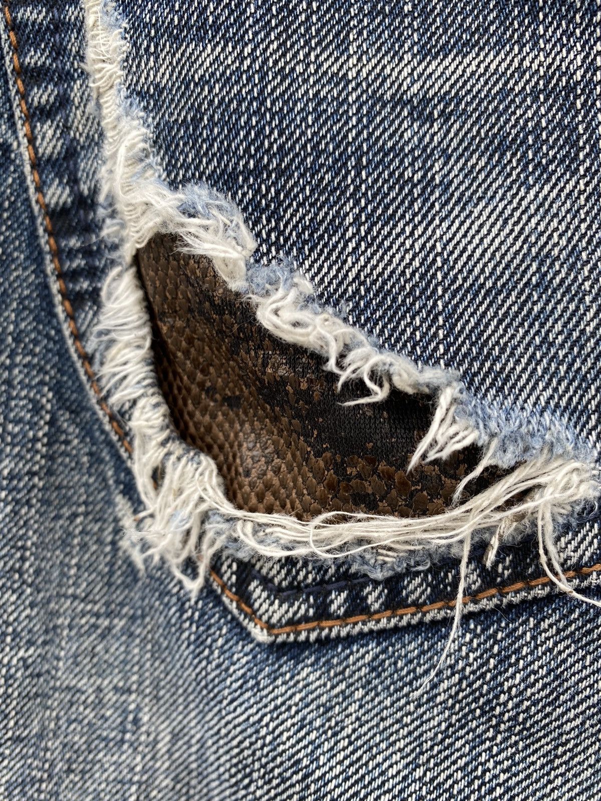 If Six Was Nine × Japanese Brand Japanese Brand NCFM Distressed Flared Denim Size US 32 / EU 48 - 8 Thumbnail