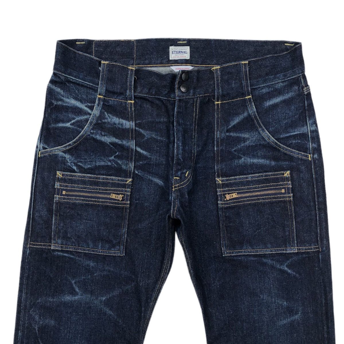 Eternal Eternal Blue Denim Bush Pant Redline Selvedge Jeans Size US 34 / EU 50 - 3 Thumbnail