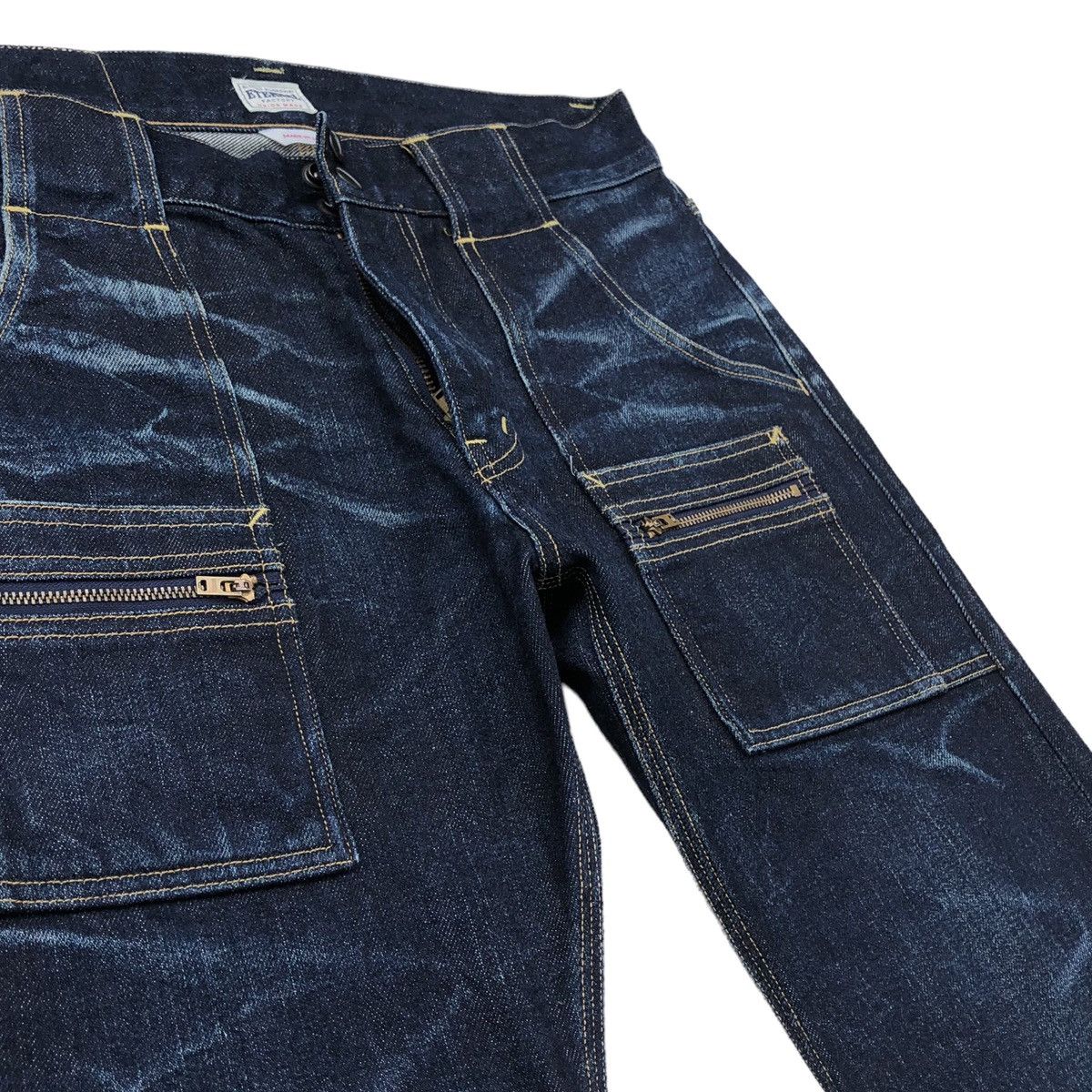 Eternal Eternal Blue Denim Bush Pant Redline Selvedge Jeans Size US 34 / EU 50 - 8 Thumbnail