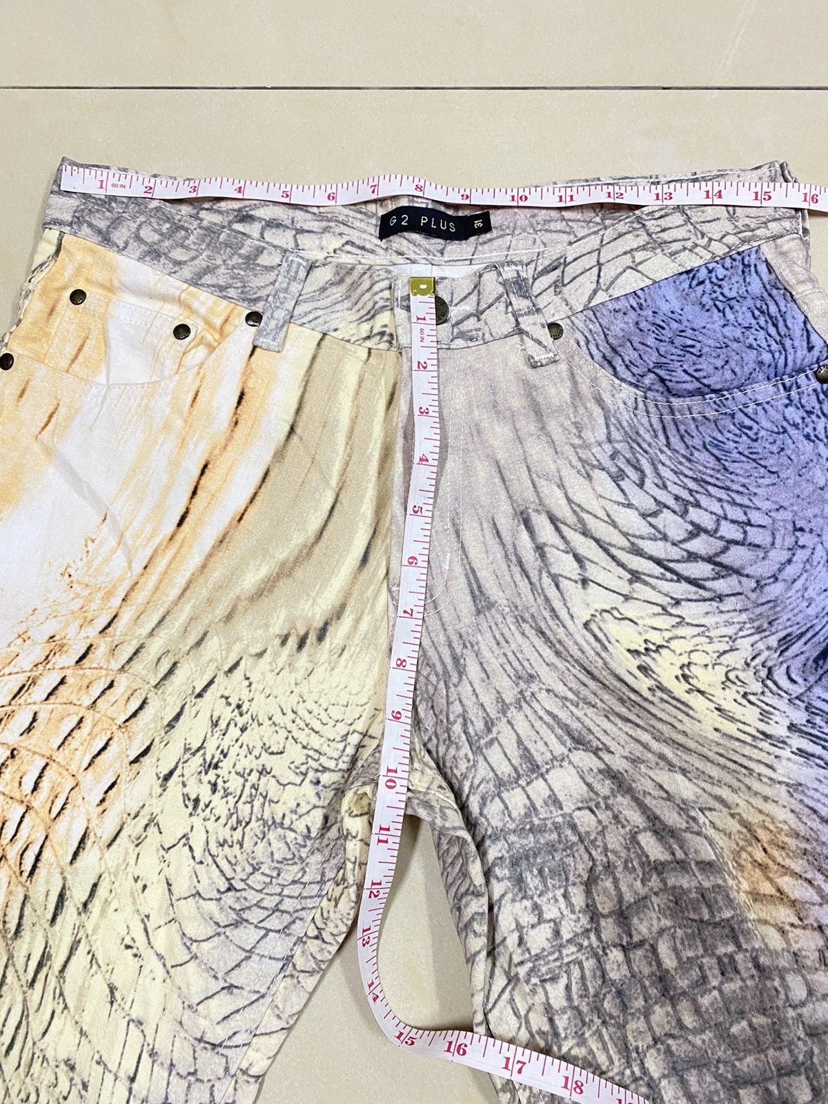 If Six Was Nine × Japanese Brand × Le Grande Bleu (L.G.B.) G2 Plus Flared Denim Size US 31 - 15 Thumbnail
