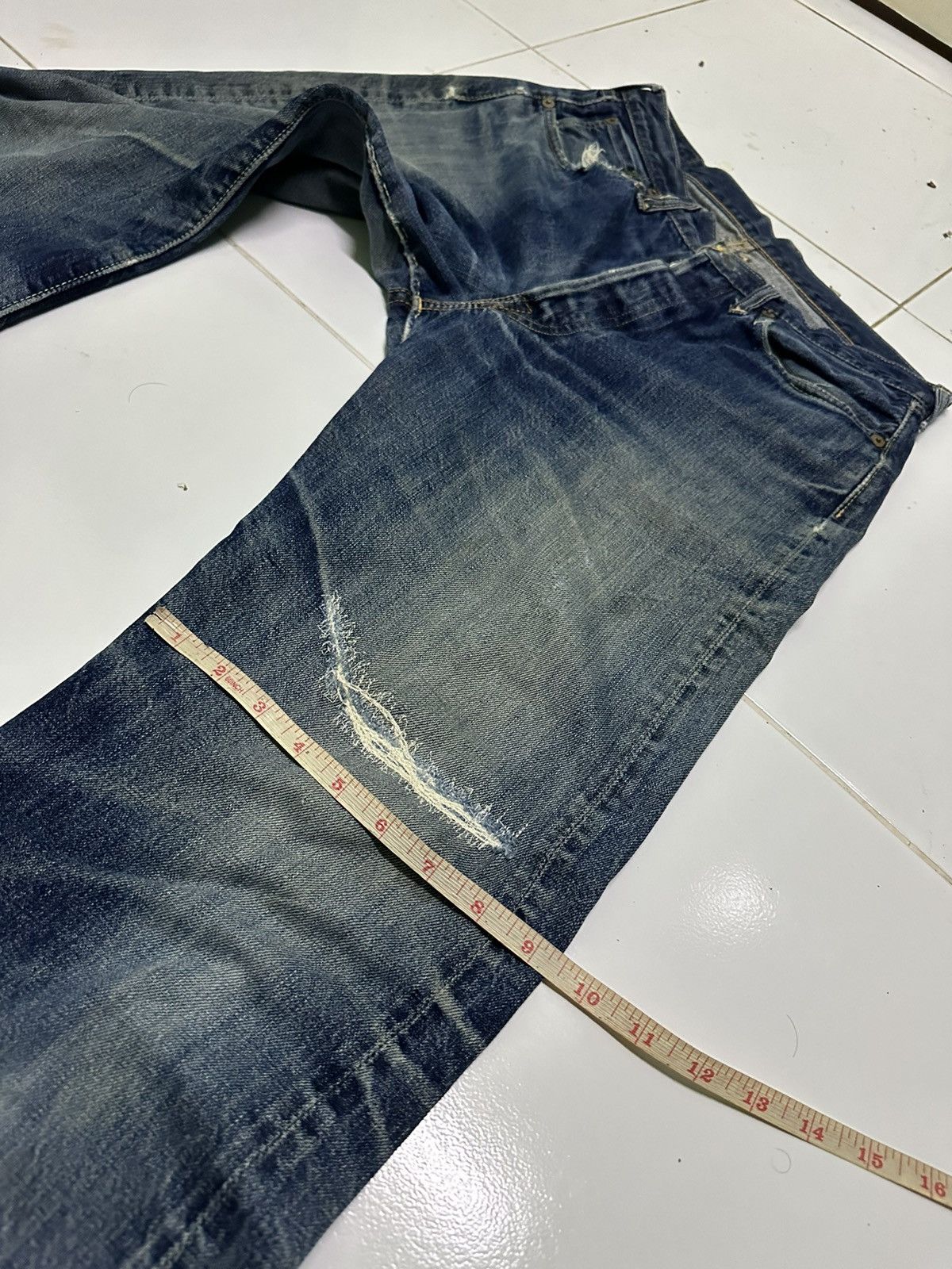 Vintage 30x28 The real McCoy’s selvedge blue denim jeans Size US 30 / EU 46 - 13 Thumbnail