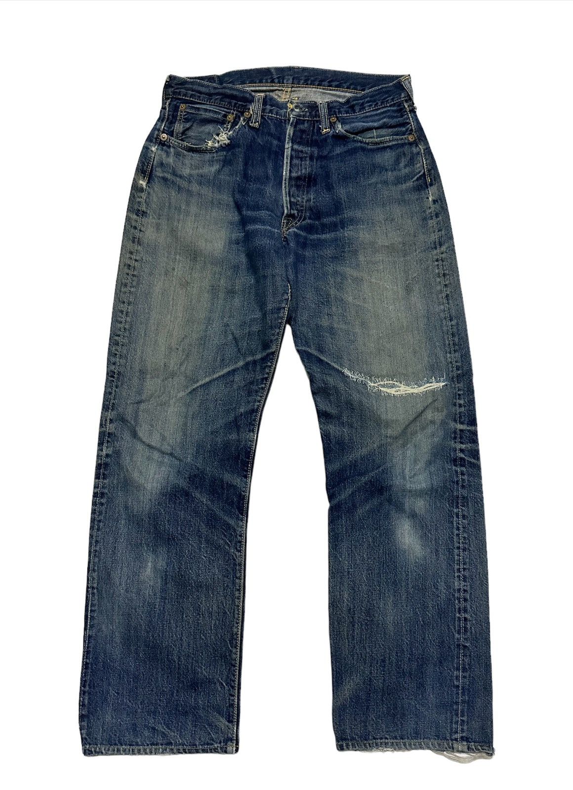 Vintage 30x28 The real McCoy’s selvedge blue denim jeans Size US 30 / EU 46 - 2 Thumbnail