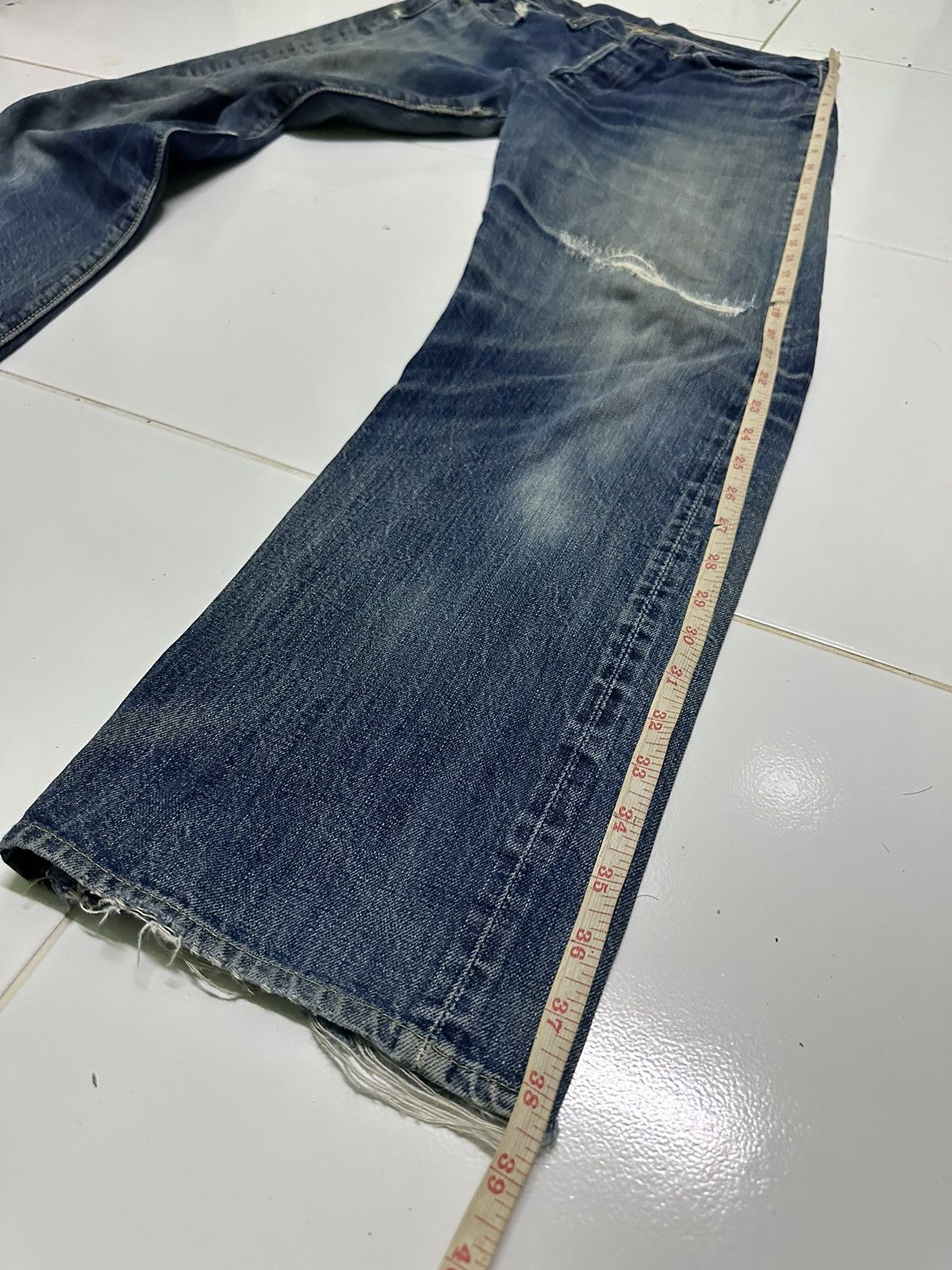 Vintage 30x28 The real McCoy’s selvedge blue denim jeans Size US 30 / EU 46 - 10 Thumbnail