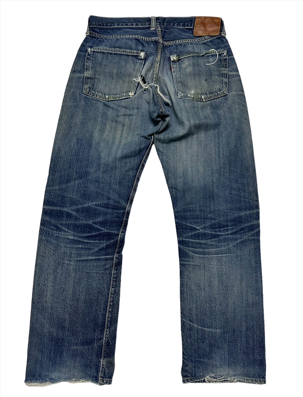 Vintage 30x28 The real McCoy’s selvedge blue denim jeans Size US 30 / EU 46 - 3 Thumbnail