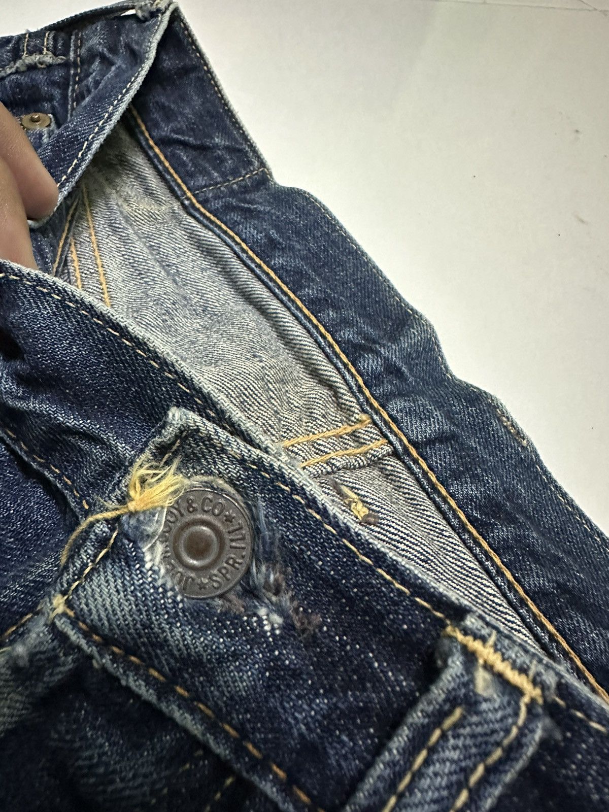 Vintage 30x28 The real McCoy’s selvedge blue denim jeans Size US 30 / EU 46 - 5 Thumbnail
