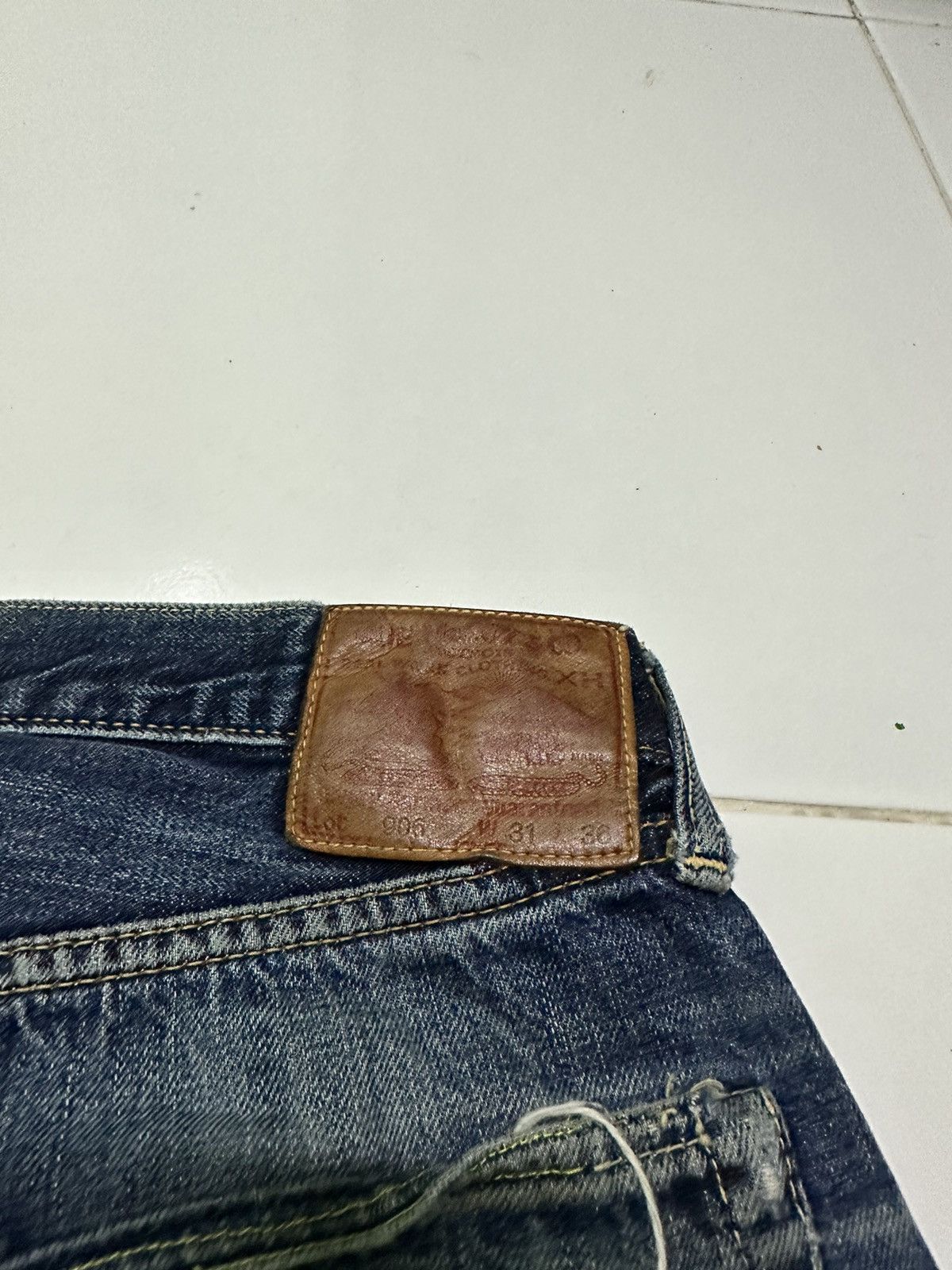 Vintage 30x28 The real McCoy’s selvedge blue denim jeans Size US 30 / EU 46 - 8 Thumbnail