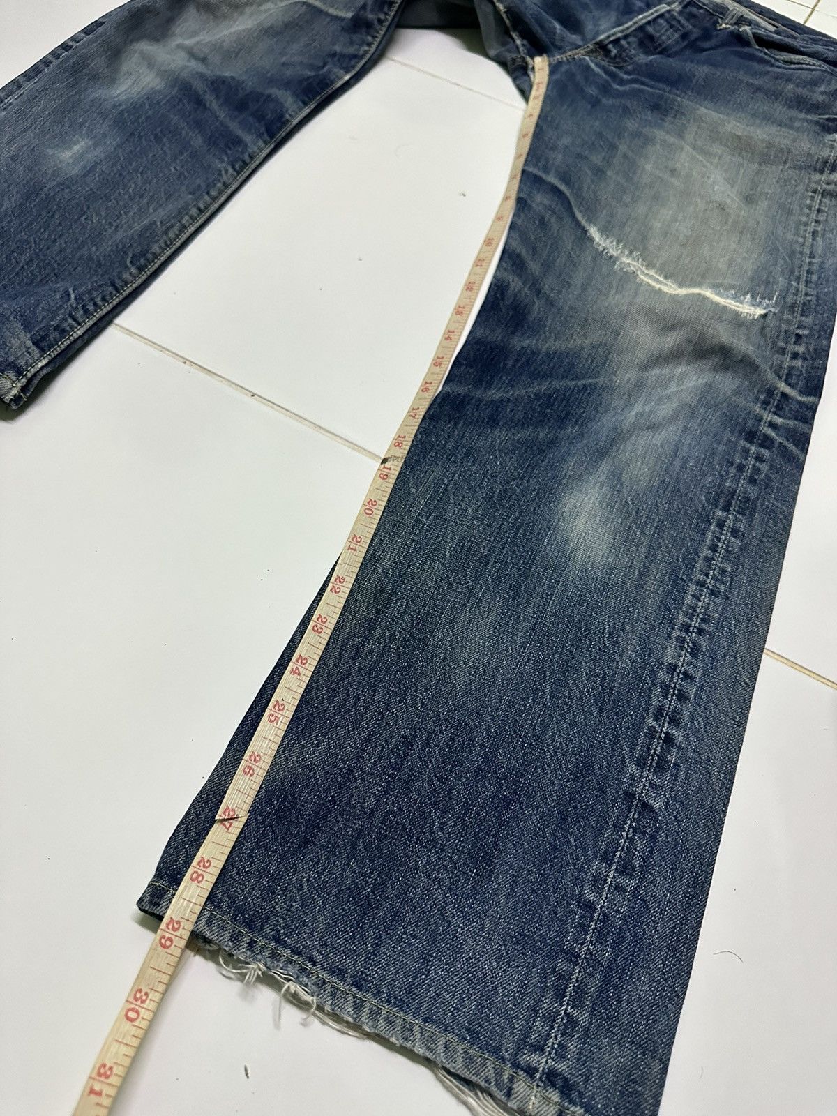 Vintage 30x28 The real McCoy’s selvedge blue denim jeans Size US 30 / EU 46 - 12 Thumbnail