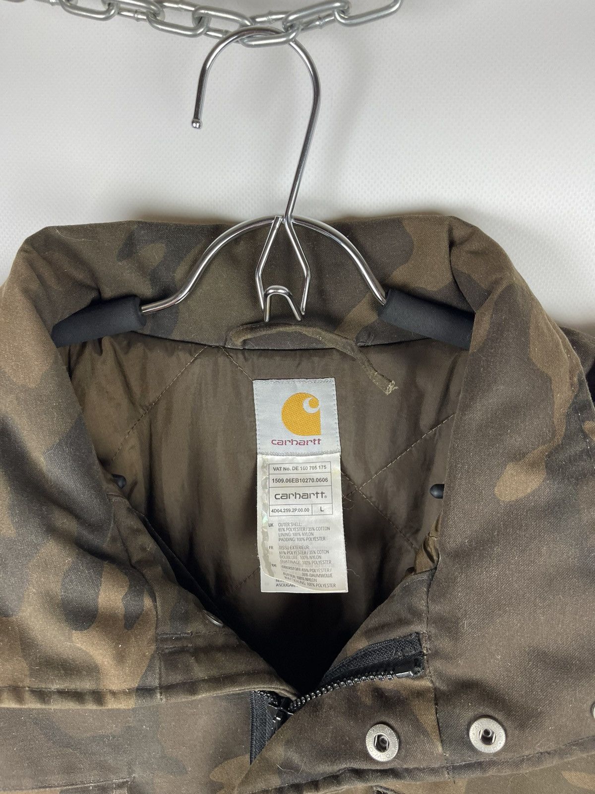 Carhartt Carhartt vintage camouflage logo military utility jacket Size US L / EU 52-54 / 3 - 7 Thumbnail