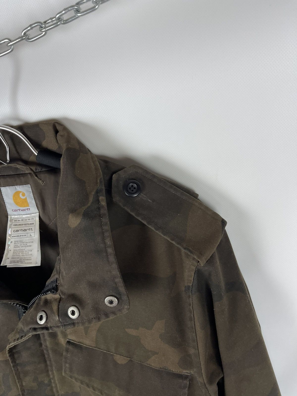 Carhartt Carhartt vintage camouflage logo military utility jacket Size US L / EU 52-54 / 3 - 11 Thumbnail