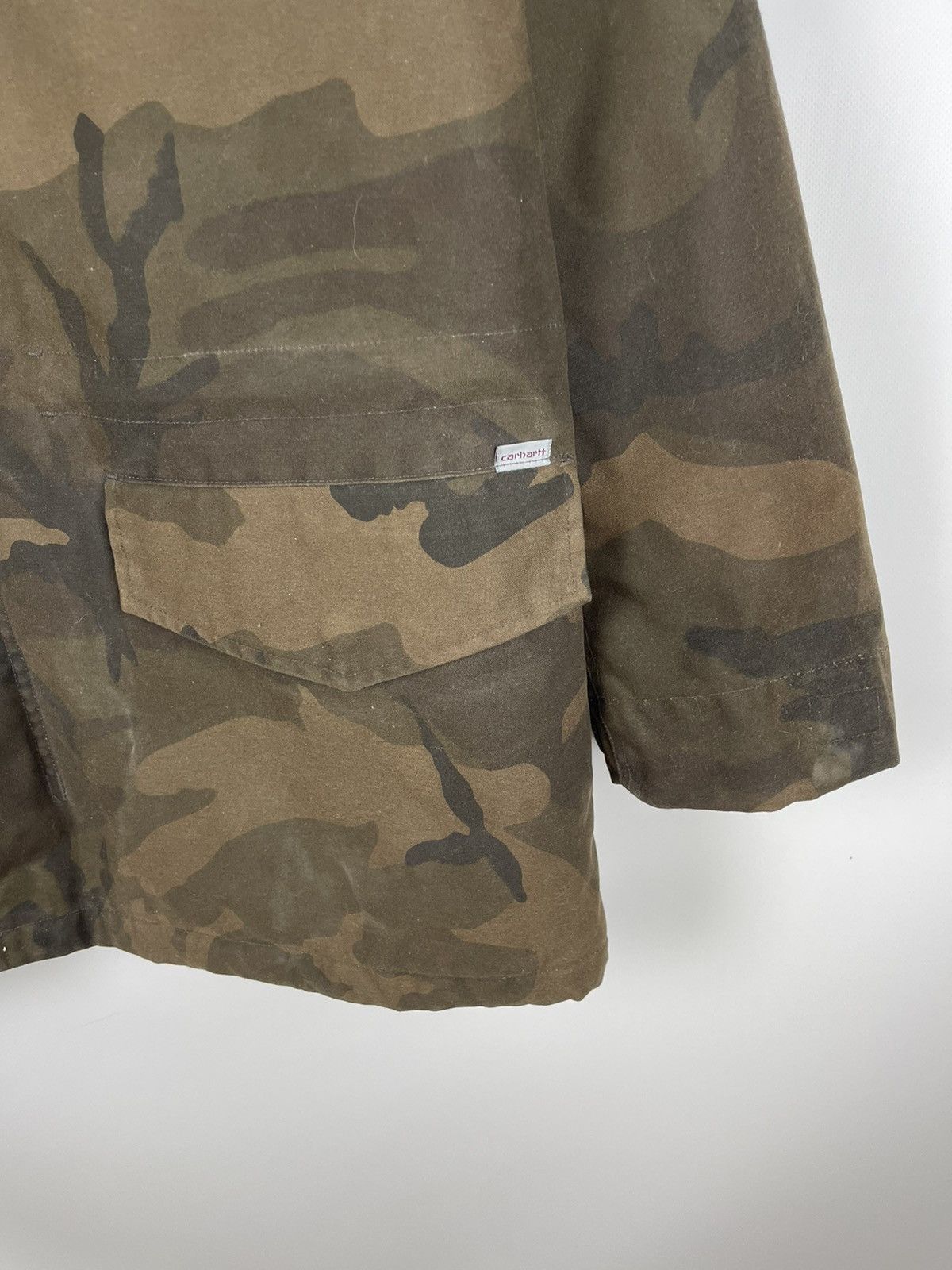 Carhartt Carhartt vintage camouflage logo military utility jacket Size US L / EU 52-54 / 3 - 8 Thumbnail