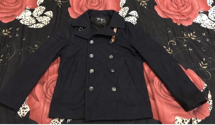 Ships Jet Blue 🔥rare🔥Ship jet blue double button coat Size US M / EU 48-50 / 2 - 6 Thumbnail