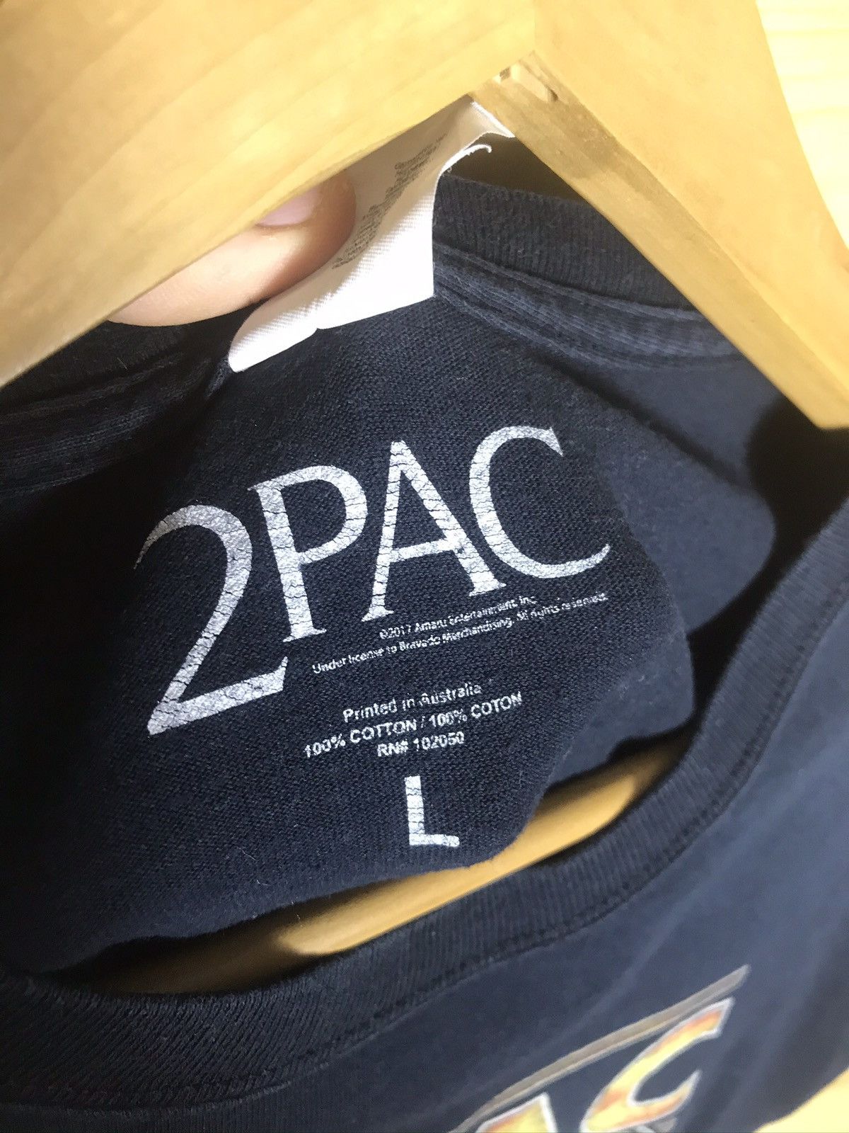 Band Tees 2pac Tupac t-shirt Size US L / EU 52-54 / 3 - 9 Thumbnail