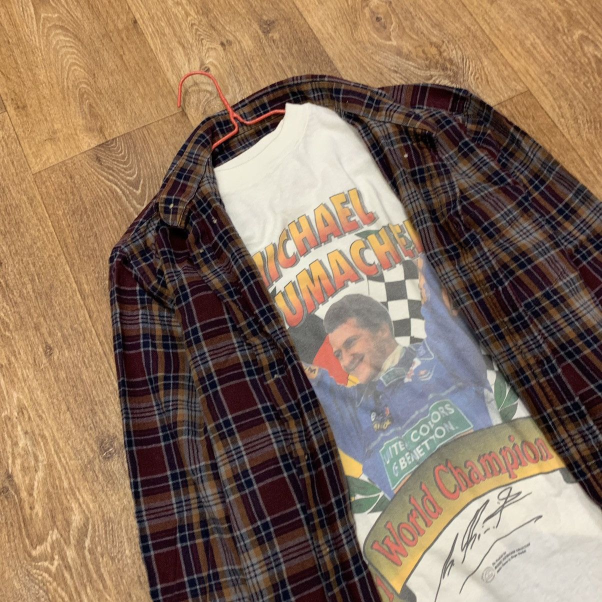 Flannel Vintage Flannel Shirt Checkered Travis Scott Style Size US L / EU 52-54 / 3 - 6 Thumbnail