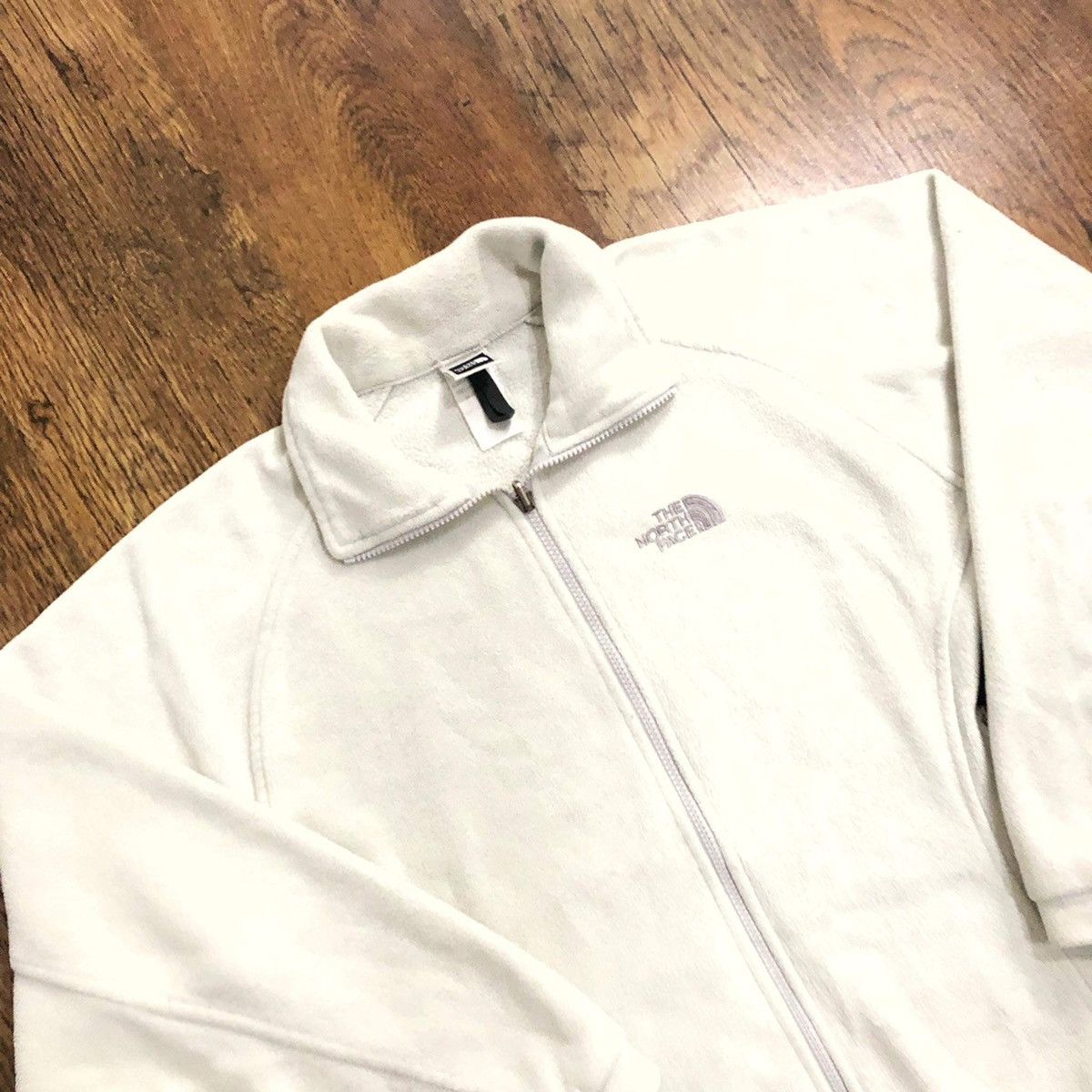 The North Face × Vintage The north face fleece tnf white vintage retro Size L / US 10 / IT 46 - 4 Thumbnail