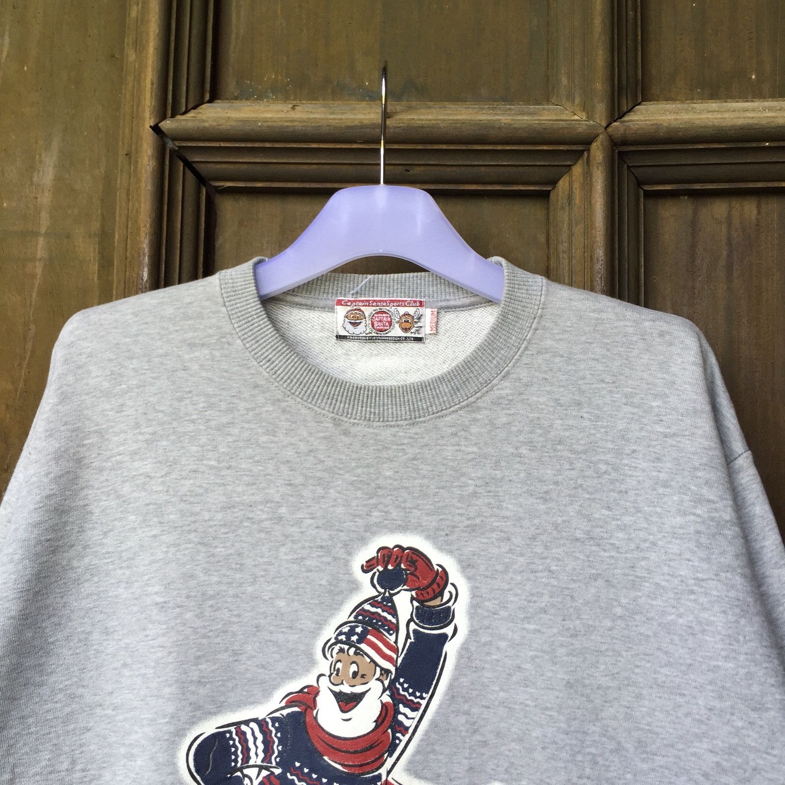 Japanese Brand CAPTAIN SANTA SPORT CLUB sweatshirt Spell Out Big Design Size US M / EU 48-50 / 2 - 3 Thumbnail