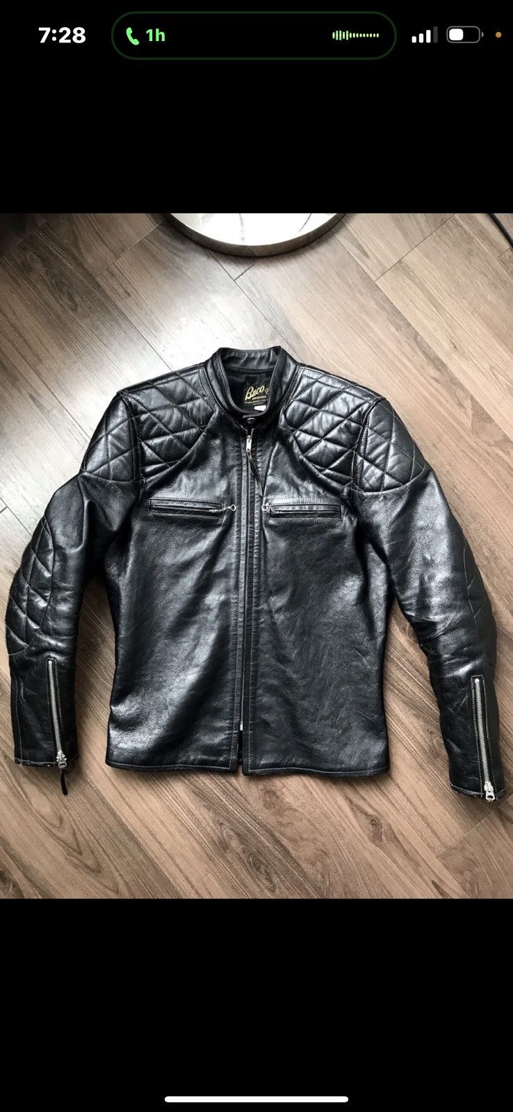 The Real McCoy's Buco Padded J100 Horsehide leather jacket