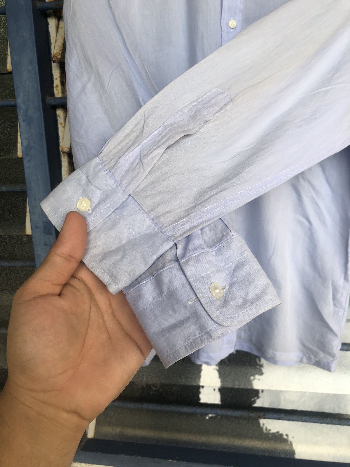 Christian Dior Monsieur Vintage Christian Dior Monsieur Small Logo Button Up Shirt Size US M / EU 48-50 / 2 - 11 Thumbnail
