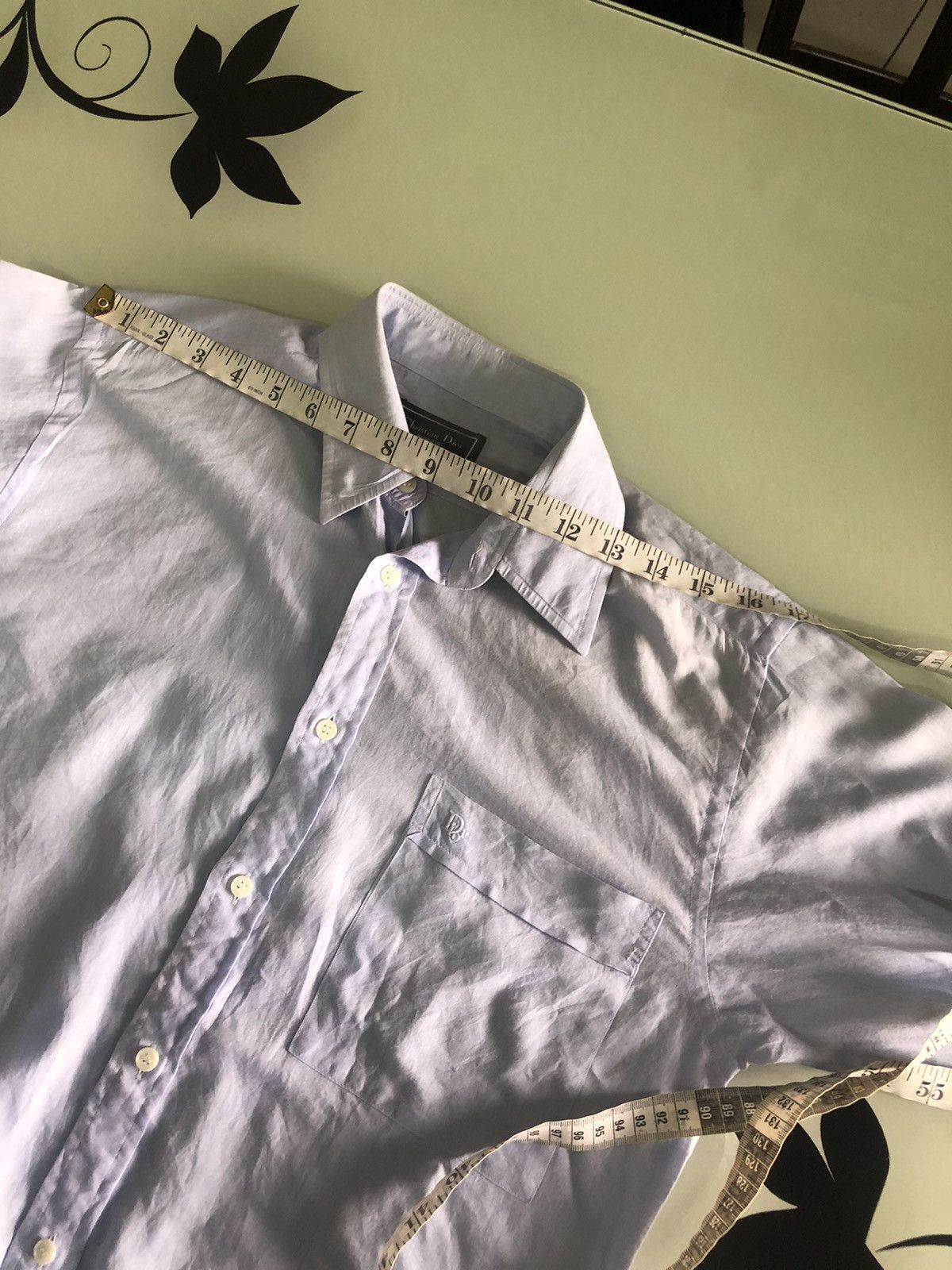 Christian Dior Monsieur Vintage Christian Dior Monsieur Small Logo Button Up Shirt Size US M / EU 48-50 / 2 - 19 Thumbnail