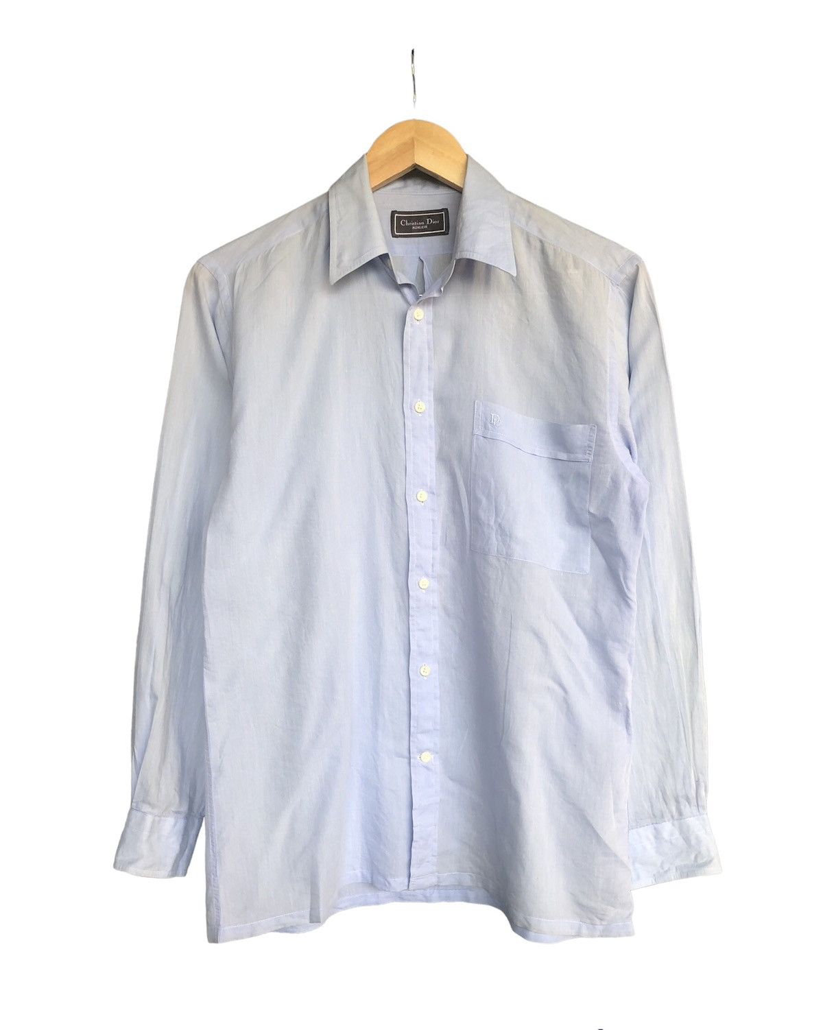 Christian Dior Monsieur Vintage Christian Dior Monsieur Small Logo Button Up Shirt Size US M / EU 48-50 / 2 - 1 Thumbnail