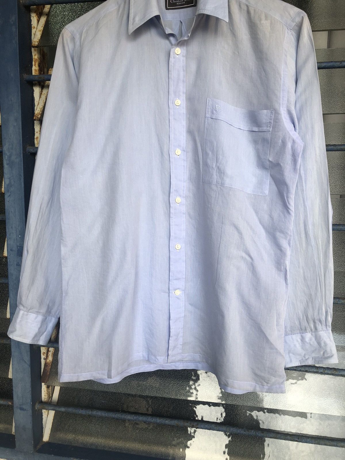 Christian Dior Monsieur Vintage Christian Dior Monsieur Small Logo Button Up Shirt Size US M / EU 48-50 / 2 - 4 Thumbnail