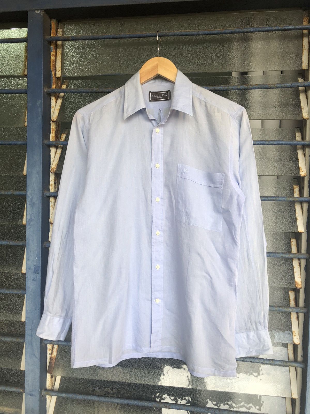 Christian Dior Monsieur Vintage Christian Dior Monsieur Small Logo Button Up Shirt Size US M / EU 48-50 / 2 - 3 Thumbnail