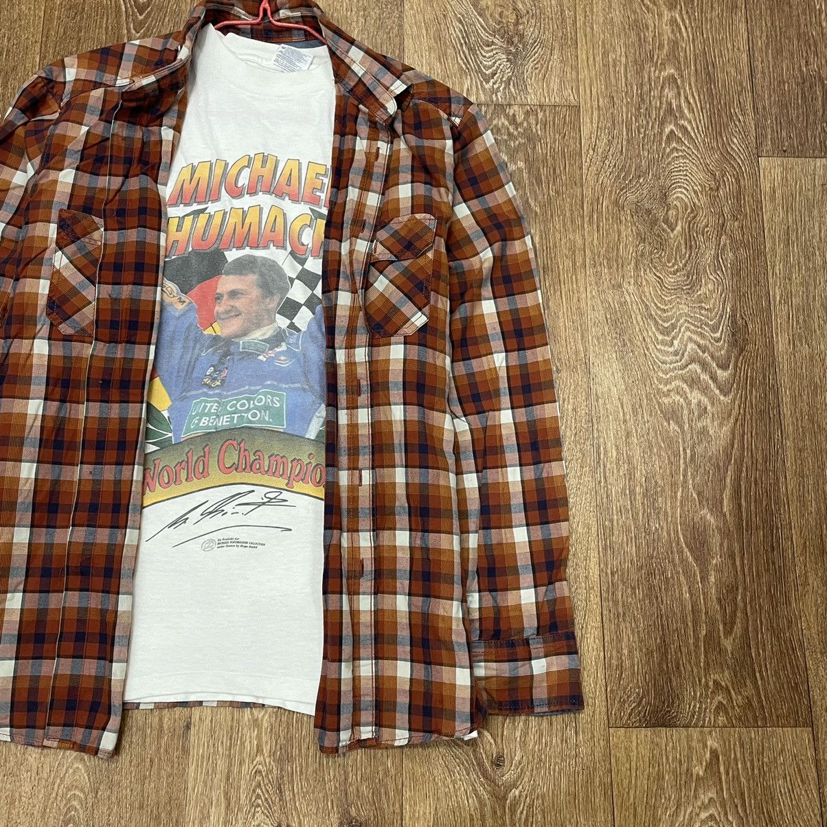 Vintage Vintage 90s Graphic Chore Shirt Oversized Grunge Workwear XL Size US XL / EU 56 / 4 - 3 Thumbnail